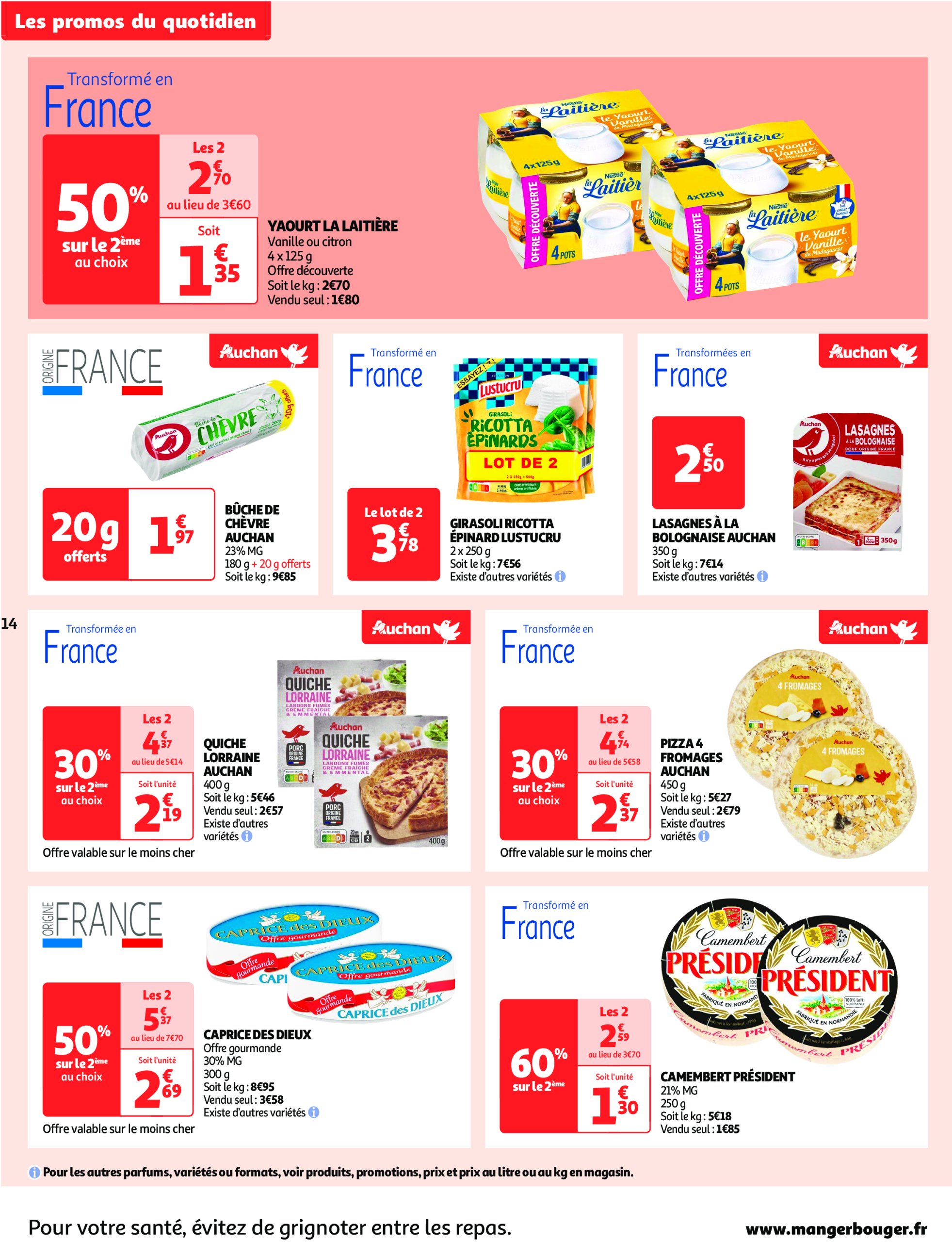 auchan - Auchan supermarché - C'est parti pour une année moins chère sans votre super folder geldig vanaf 14/01 - 25/01 - page: 14