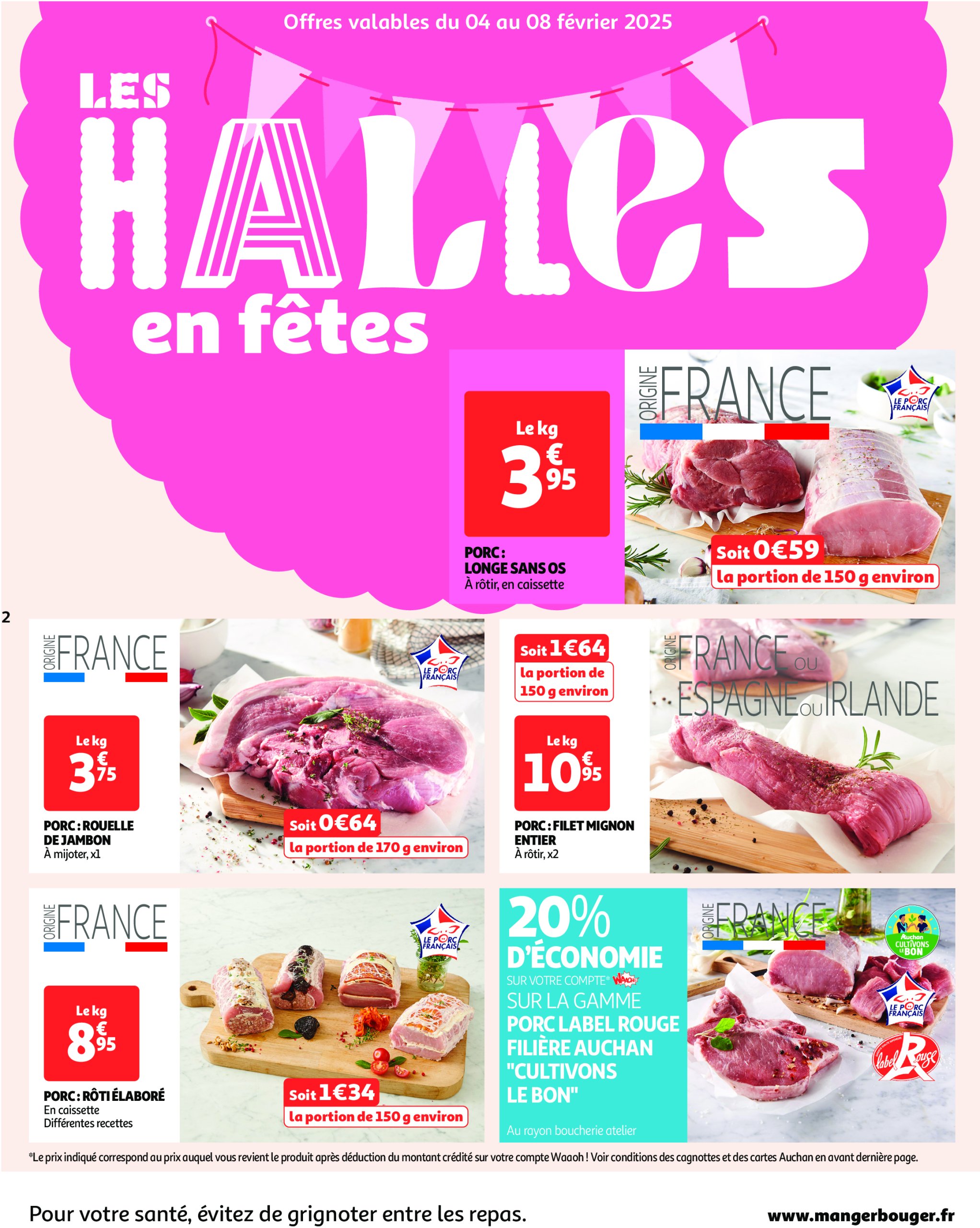 auchan - Auchan - Les halles en fêtes folder geldig vanaf 04/02 - 16/02 - page: 2