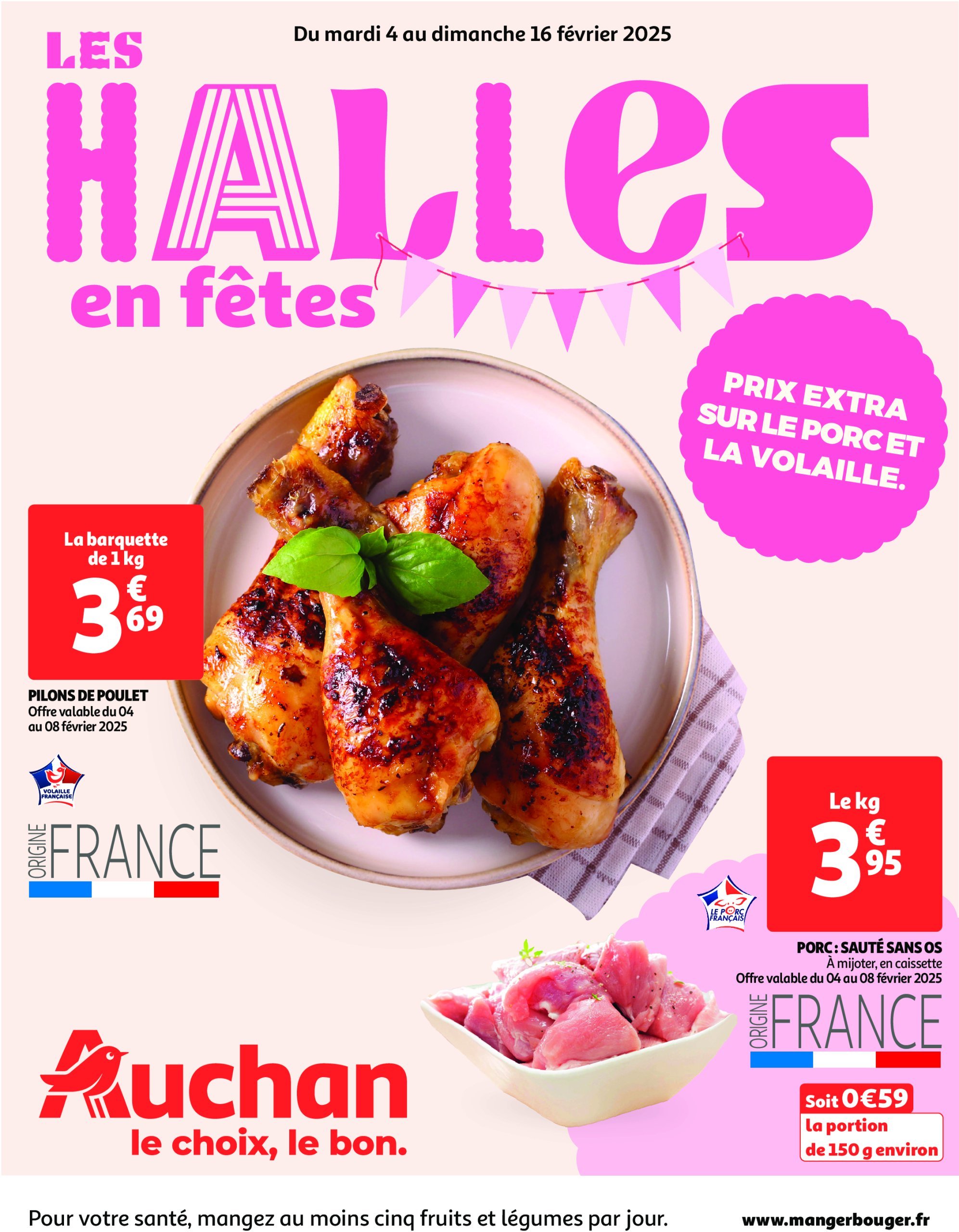 auchan - Auchan - Les halles en fêtes folder geldig vanaf 04/02 - 16/02