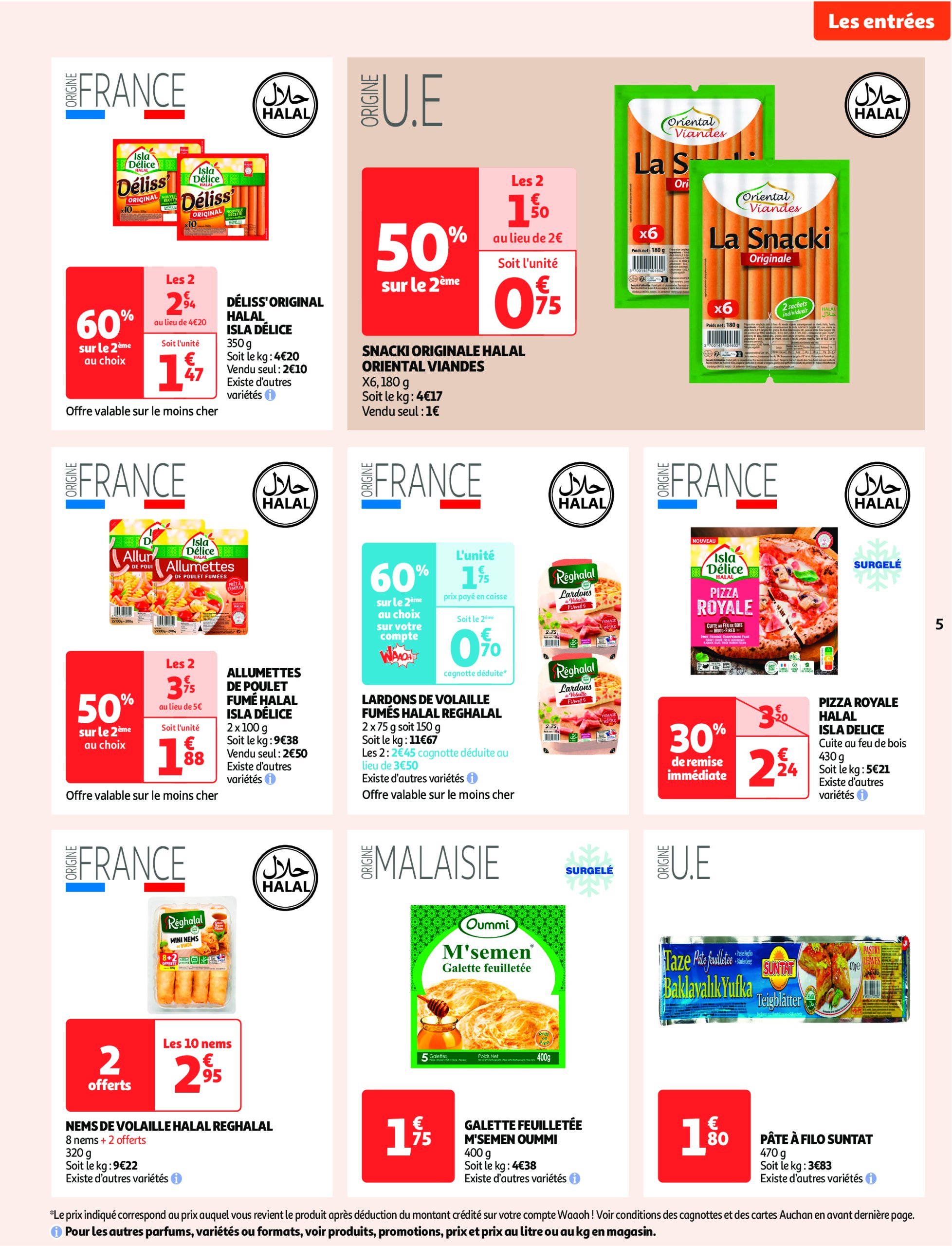 auchan - Auchan - Ramadan : Petits prix pour grande générosité folder geldig vanaf 11/02 - 10/03 - page: 5