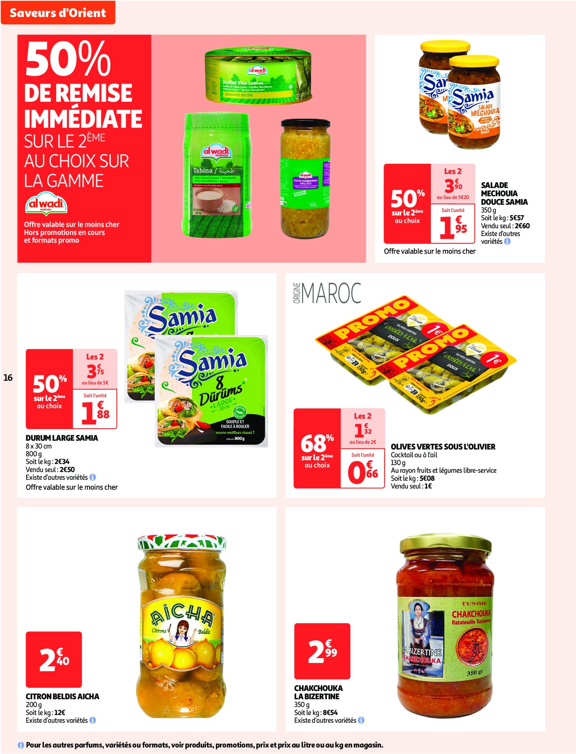 auchan - Auchan - Ramadan : Petits prix pour grande générosité folder geldig vanaf 11/02 - 10/03 - page: 16