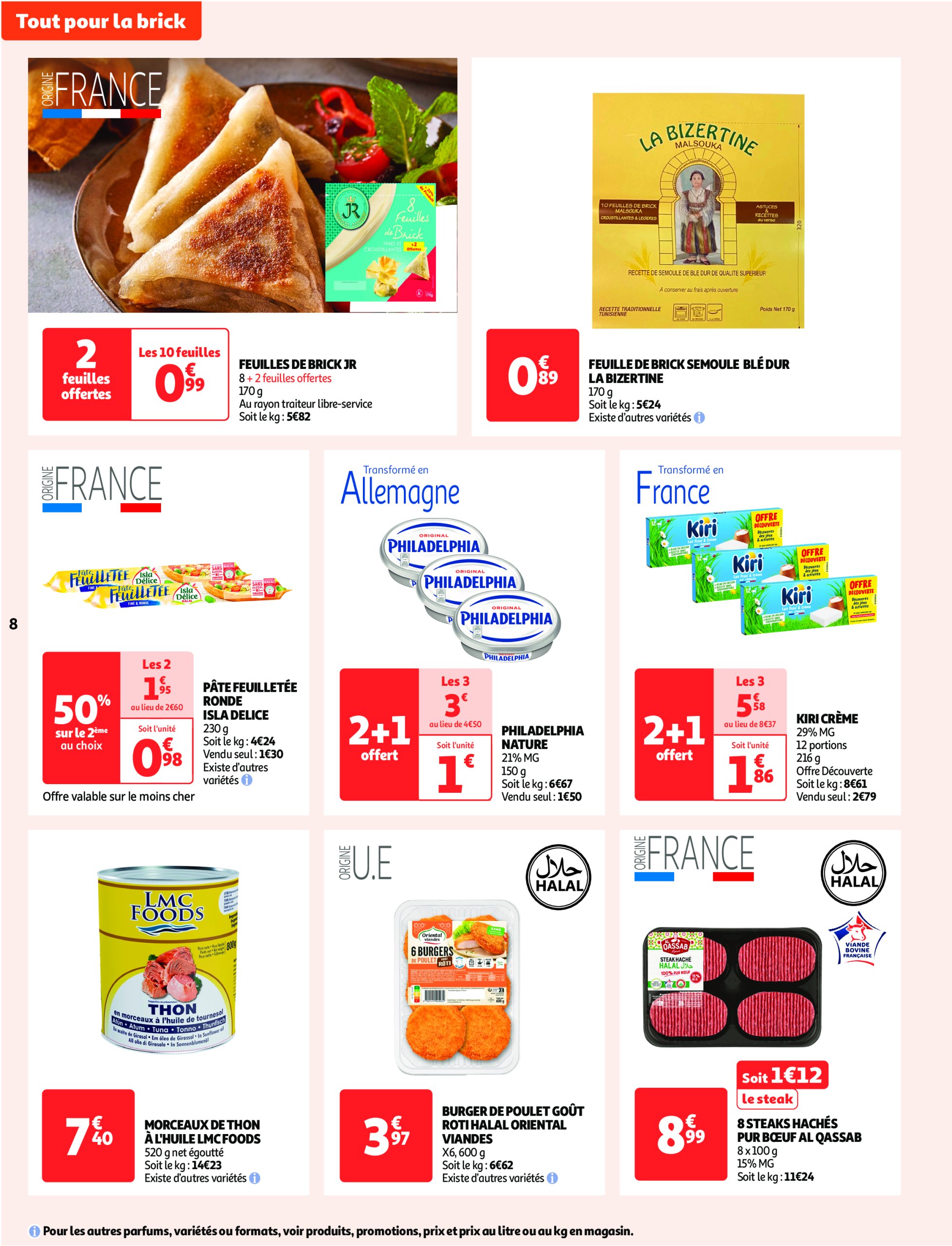 auchan - Auchan - Ramadan : Petits prix pour grande générosité folder geldig vanaf 11/02 - 10/03 - page: 8