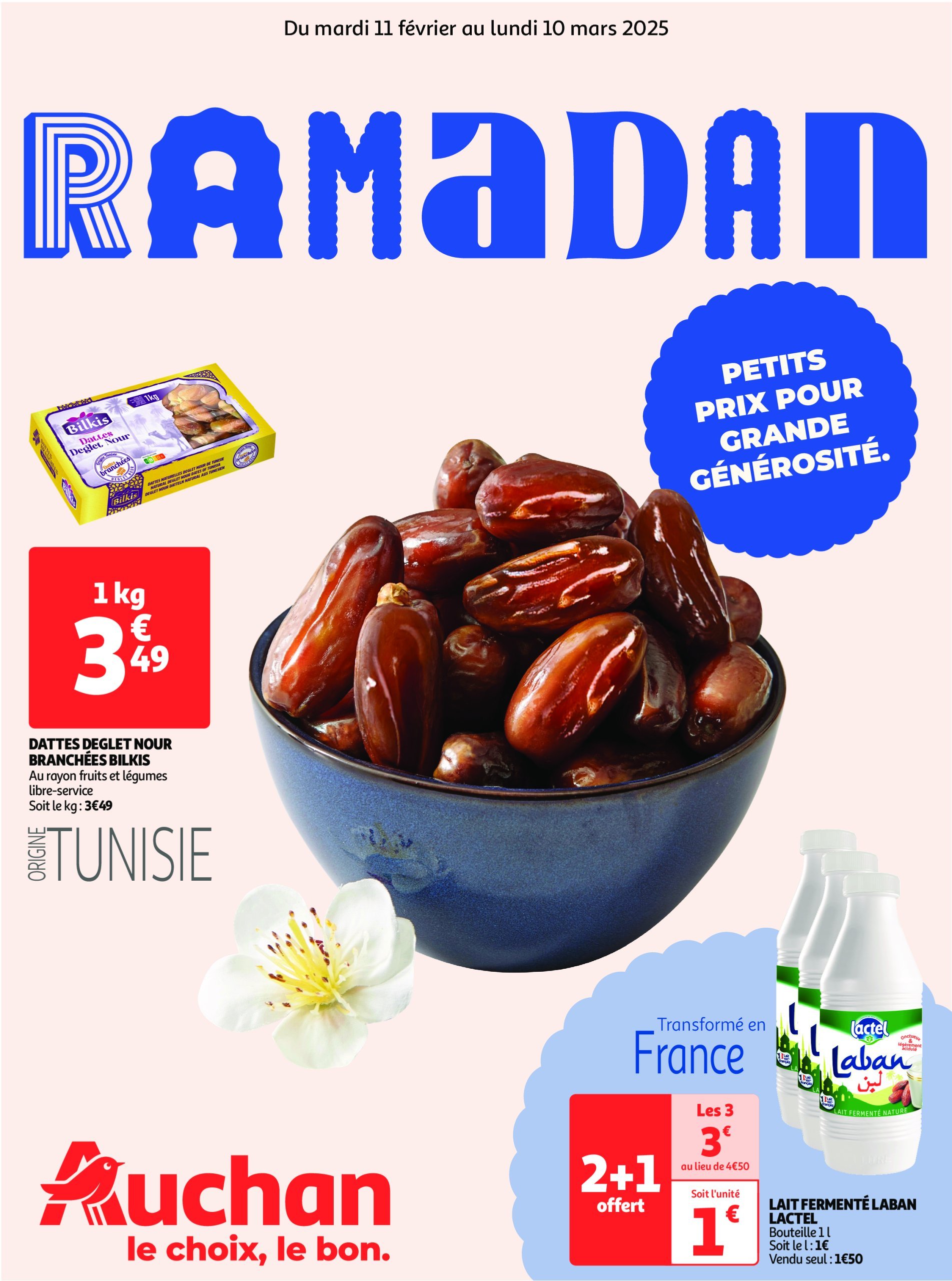 auchan - Auchan - Ramadan : Petits prix pour grande générosité folder geldig vanaf 11/02 - 10/03