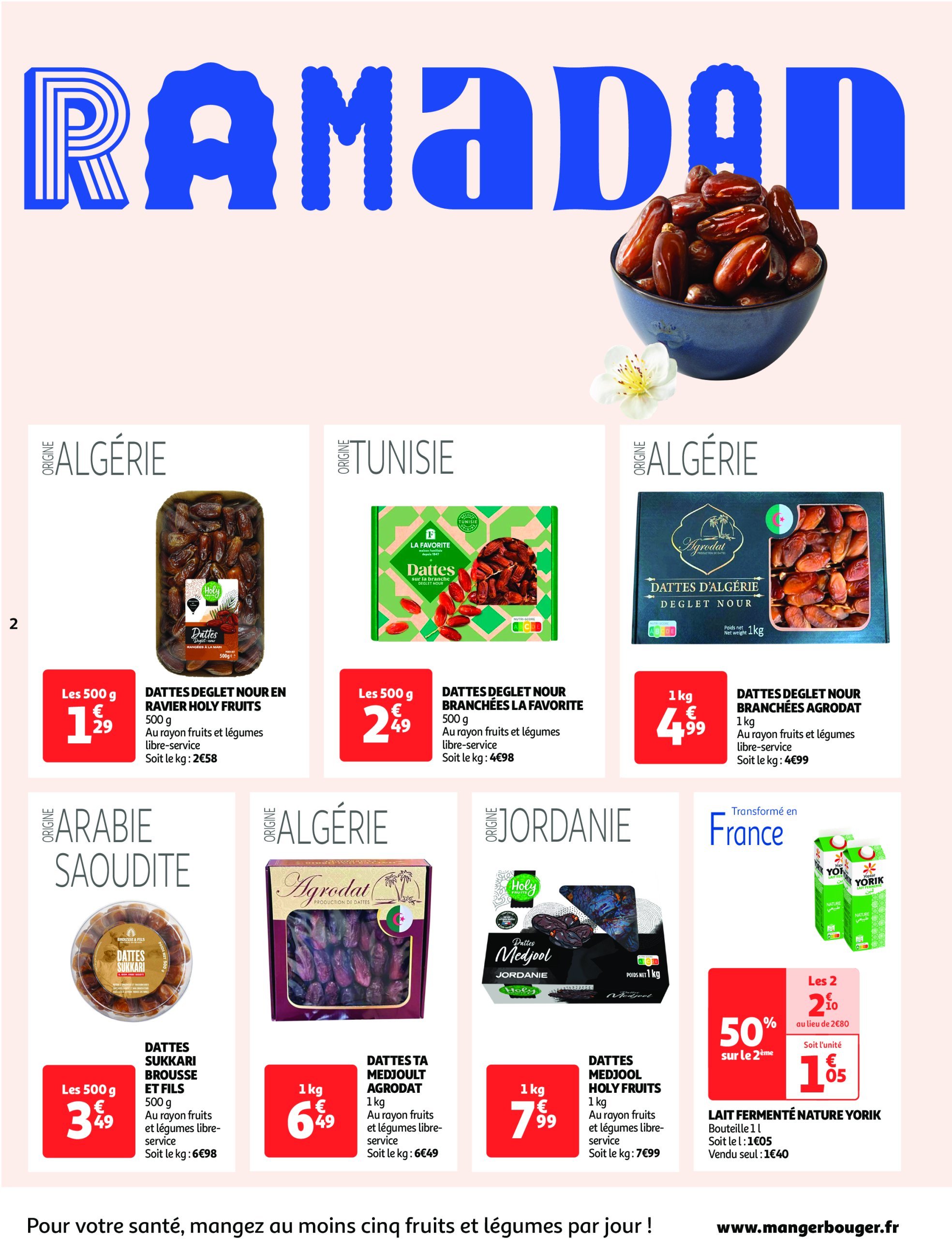 auchan - Auchan supermarché - Ramadan : petits prix pour grande générosité folder geldig vanaf 11/02 - 18/02 - page: 2