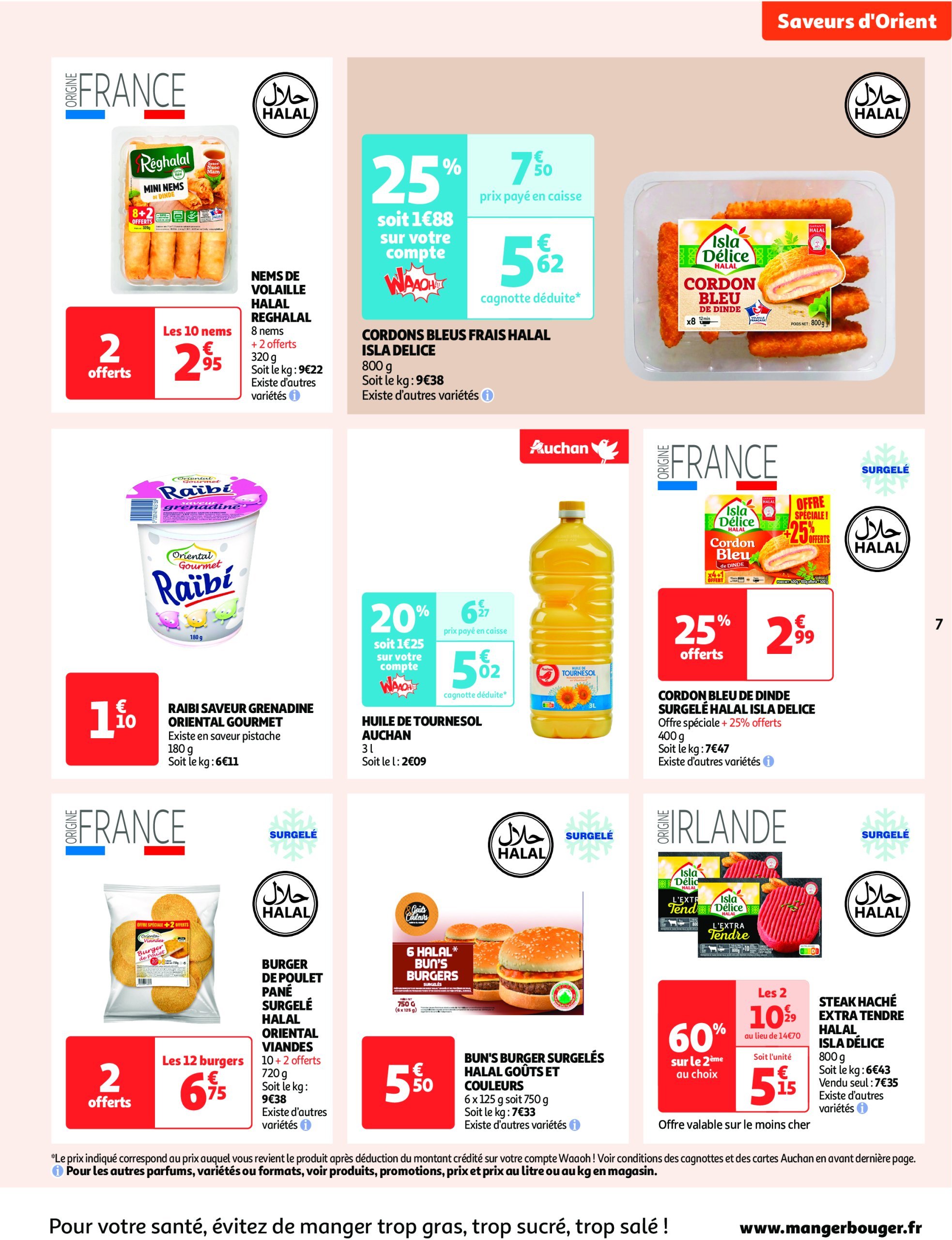 auchan - Auchan supermarché - Ramadan : petits prix pour grande générosité folder geldig vanaf 11/02 - 18/02 - page: 7