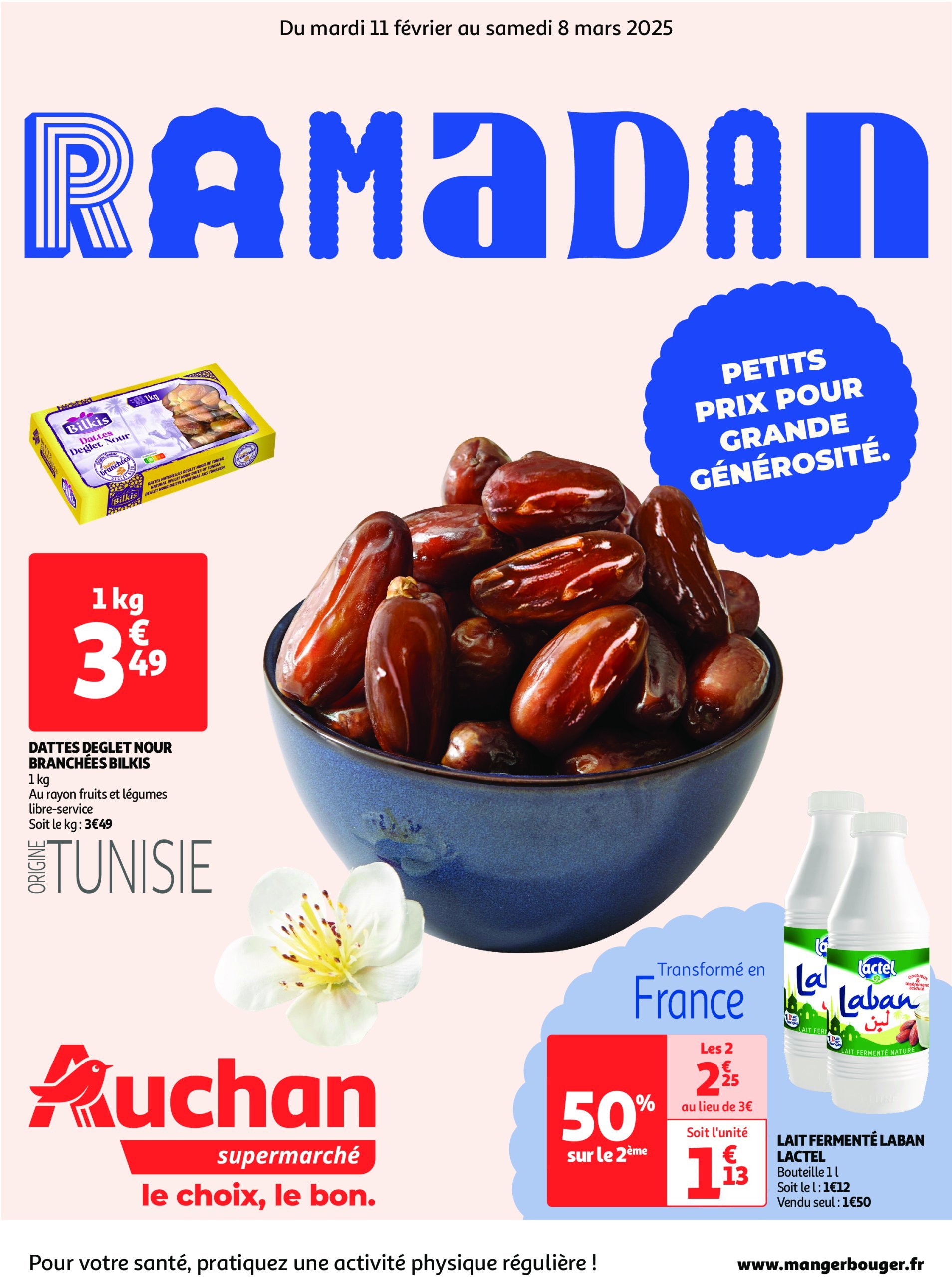 auchan - Auchan supermarché - Ramadan : petits prix pour grande générosité folder geldig vanaf 11/02 - 18/02