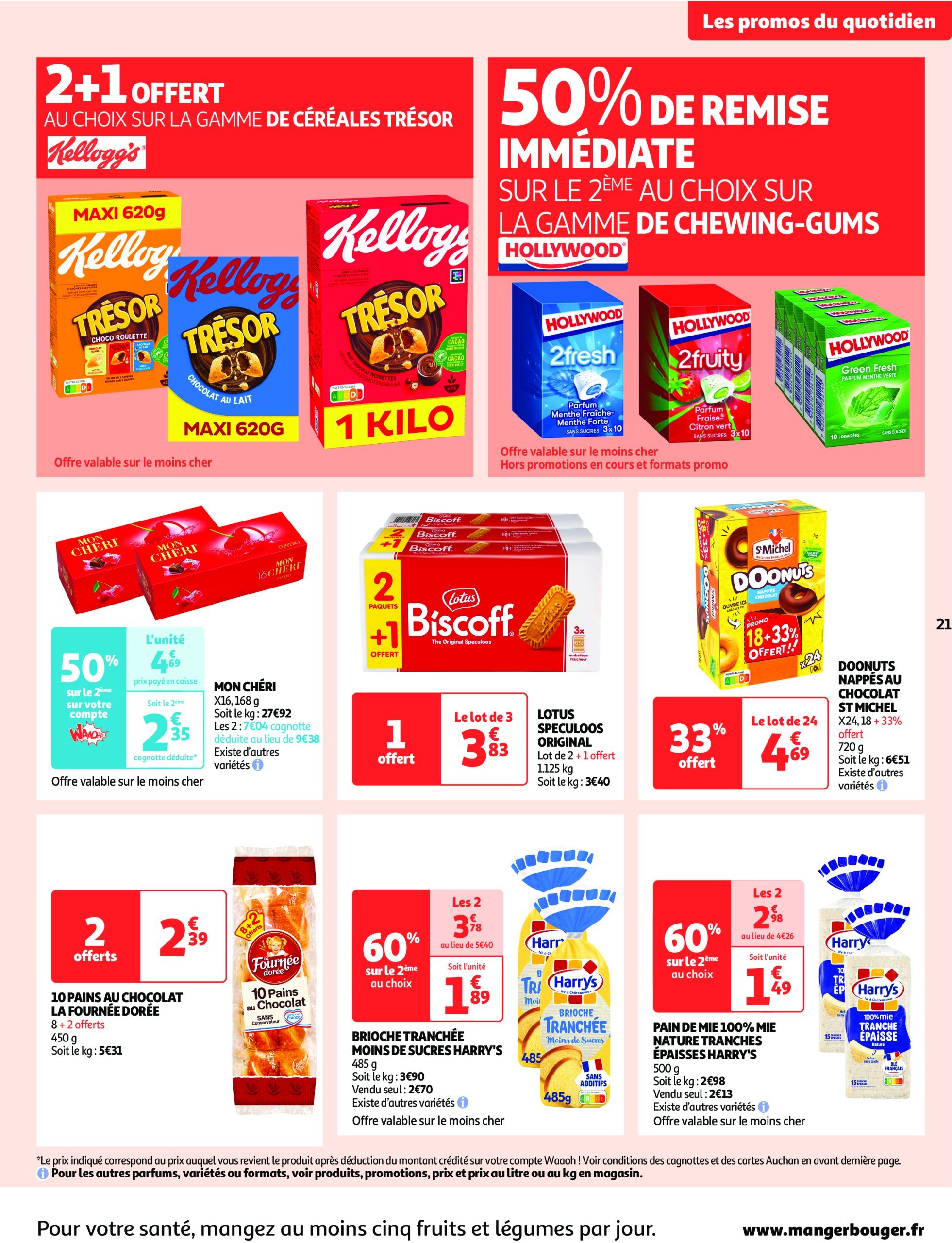 auchan - Auchan supermarché - Produits laitiers : Petits prix écrémés dans votre super folder geldig vanaf 11/02 - 22/02 - page: 21