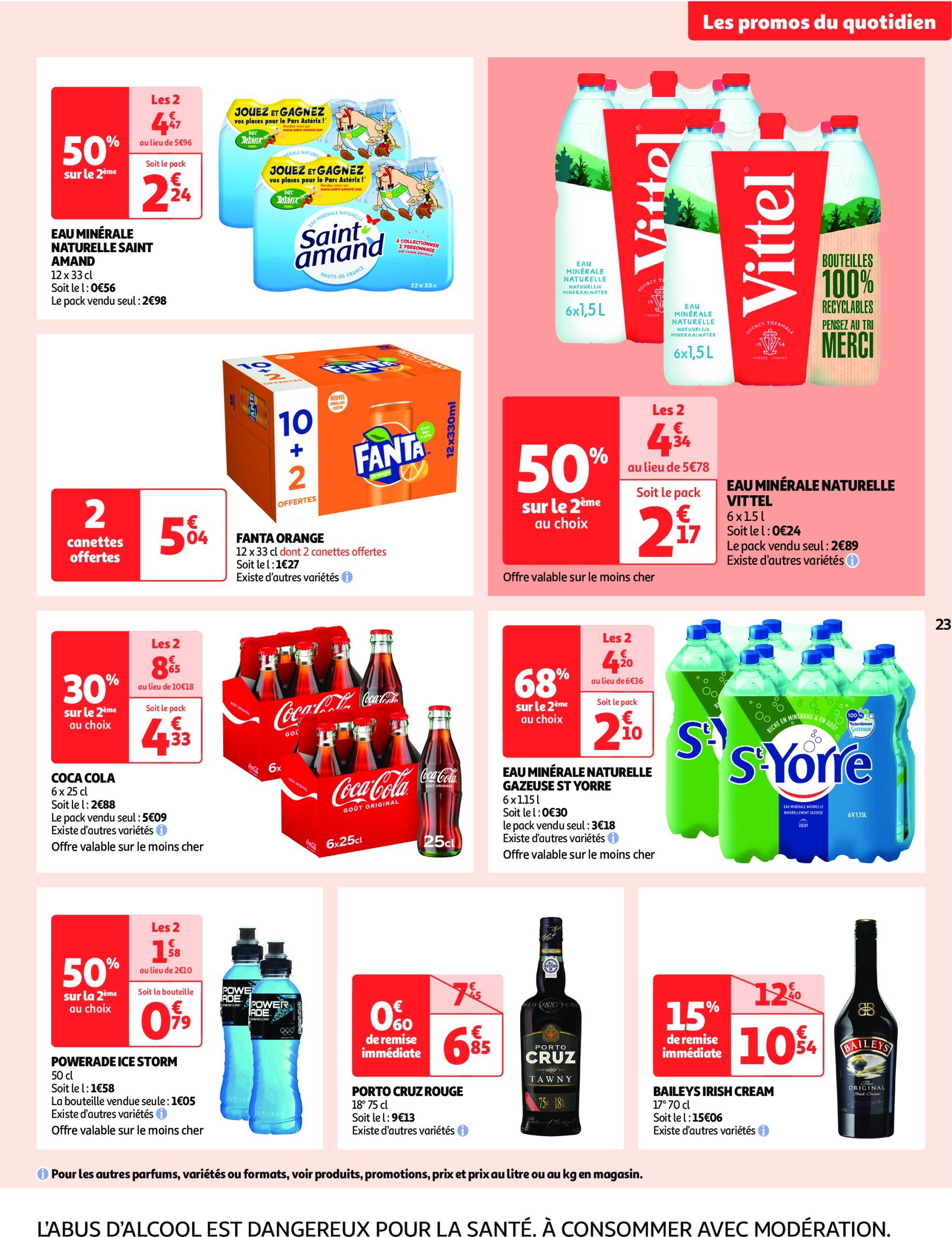 auchan - Auchan supermarché - Produits laitiers : Petits prix écrémés dans votre super folder geldig vanaf 11/02 - 22/02 - page: 23