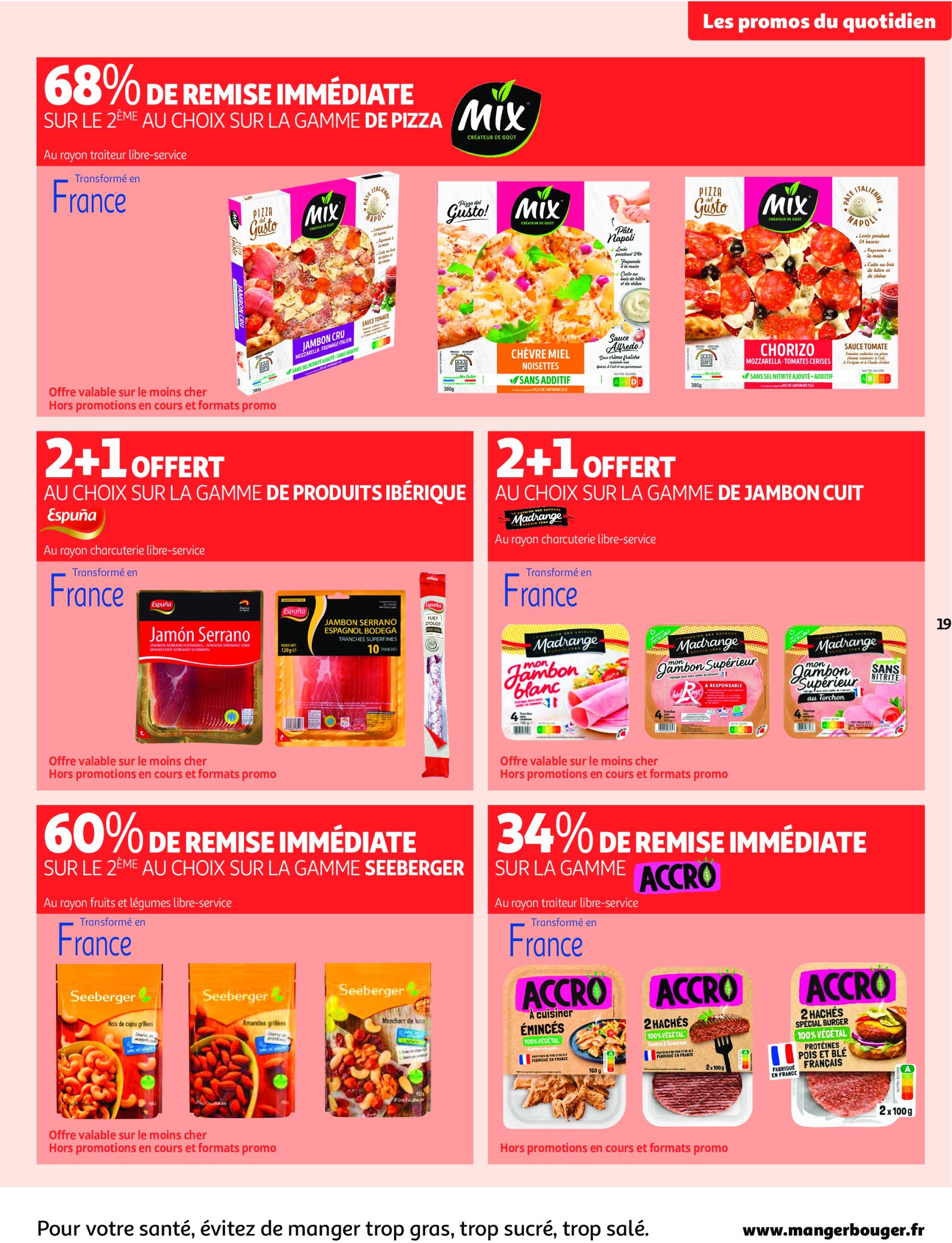 auchan - Auchan - Produits laitiers : Petits prix écrémés folder geldig vanaf 11/02 - 23/02 - page: 19