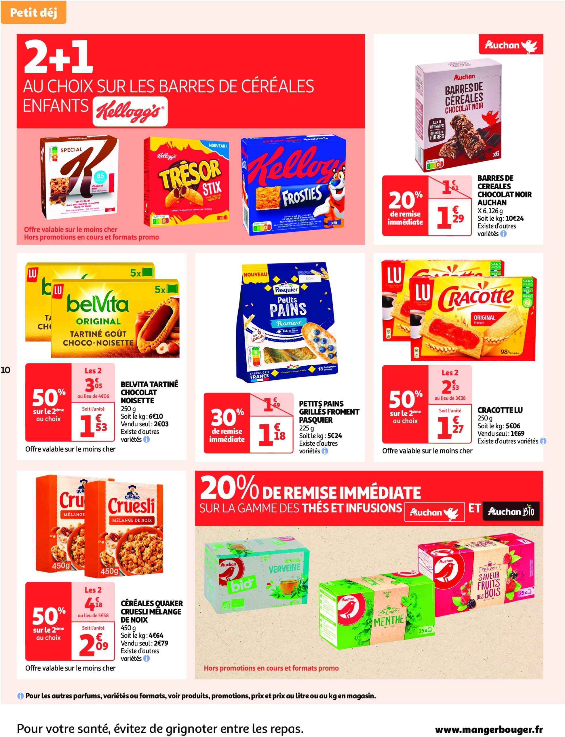 auchan - Auchan - Produits laitiers : Petits prix écrémés folder geldig vanaf 11/02 - 23/02 - page: 10