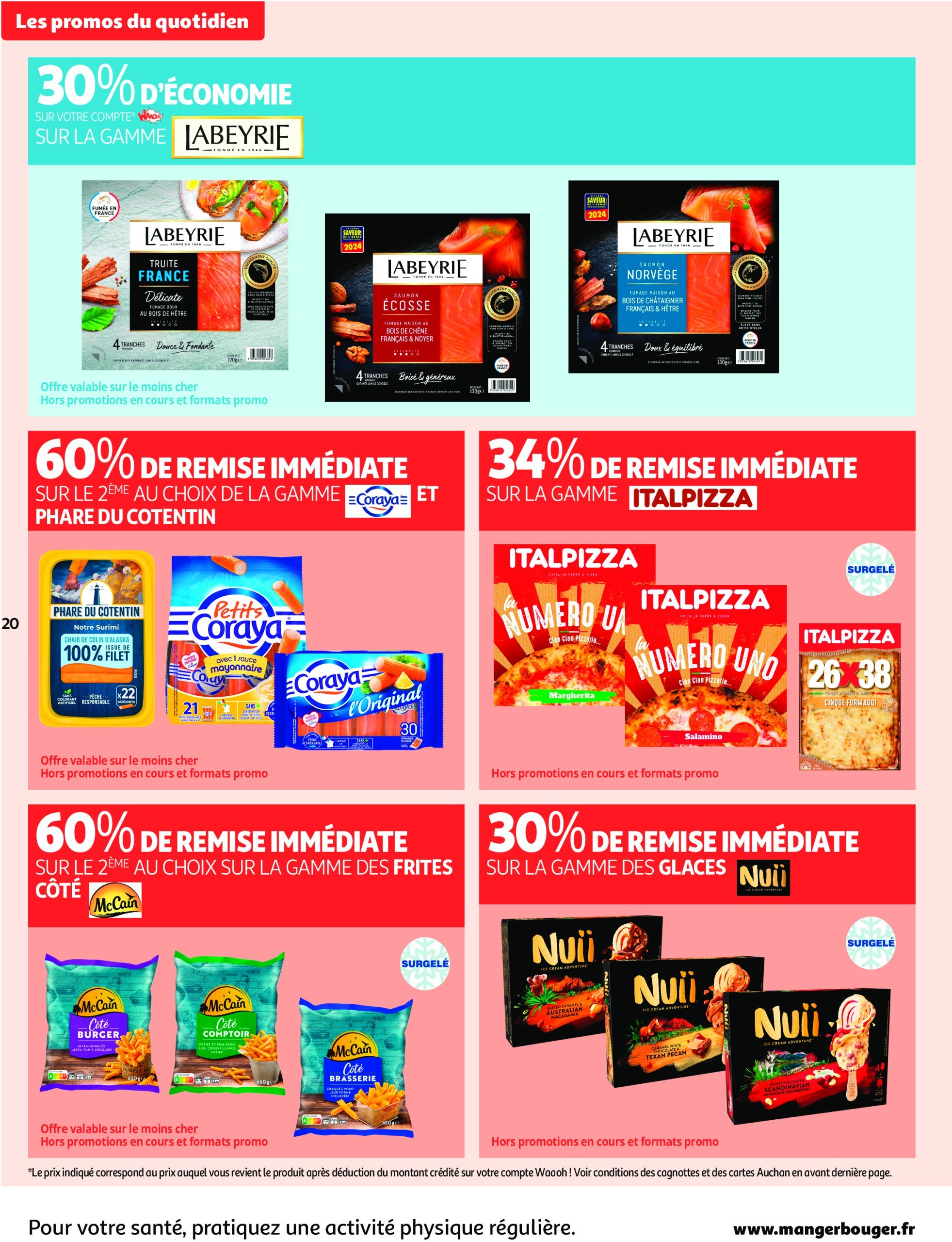 auchan - Auchan - Produits laitiers : Petits prix écrémés folder geldig vanaf 11/02 - 23/02 - page: 20