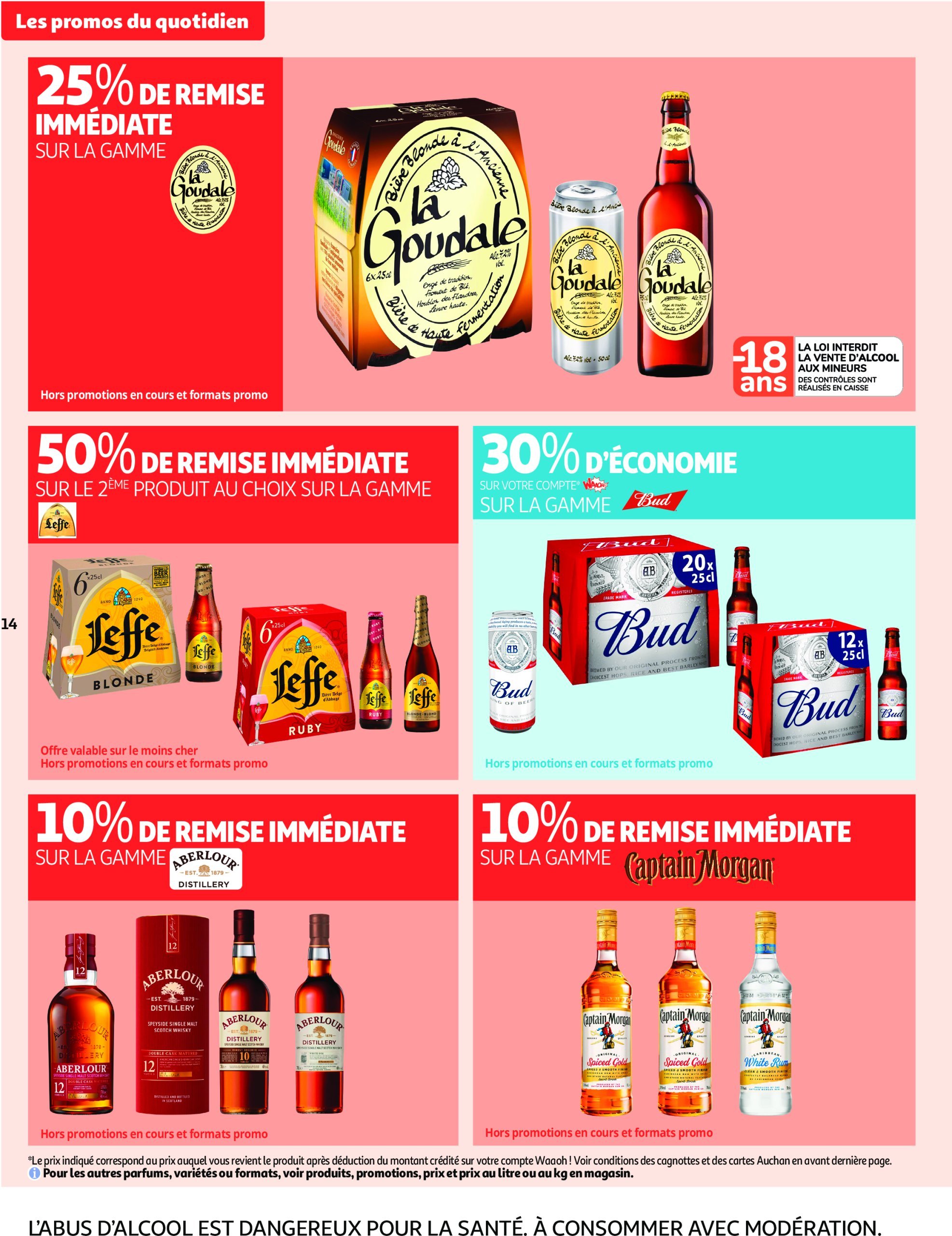 auchan - Auchan - Produits laitiers : Petits prix écrémés folder geldig vanaf 11/02 - 23/02 - page: 14