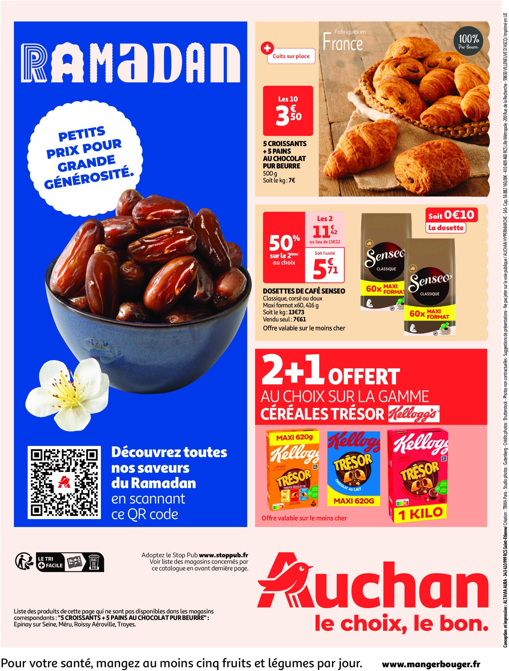 auchan - Auchan - Produits laitiers : Petits prix écrémés folder geldig vanaf 11/02 - 23/02 - page: 28