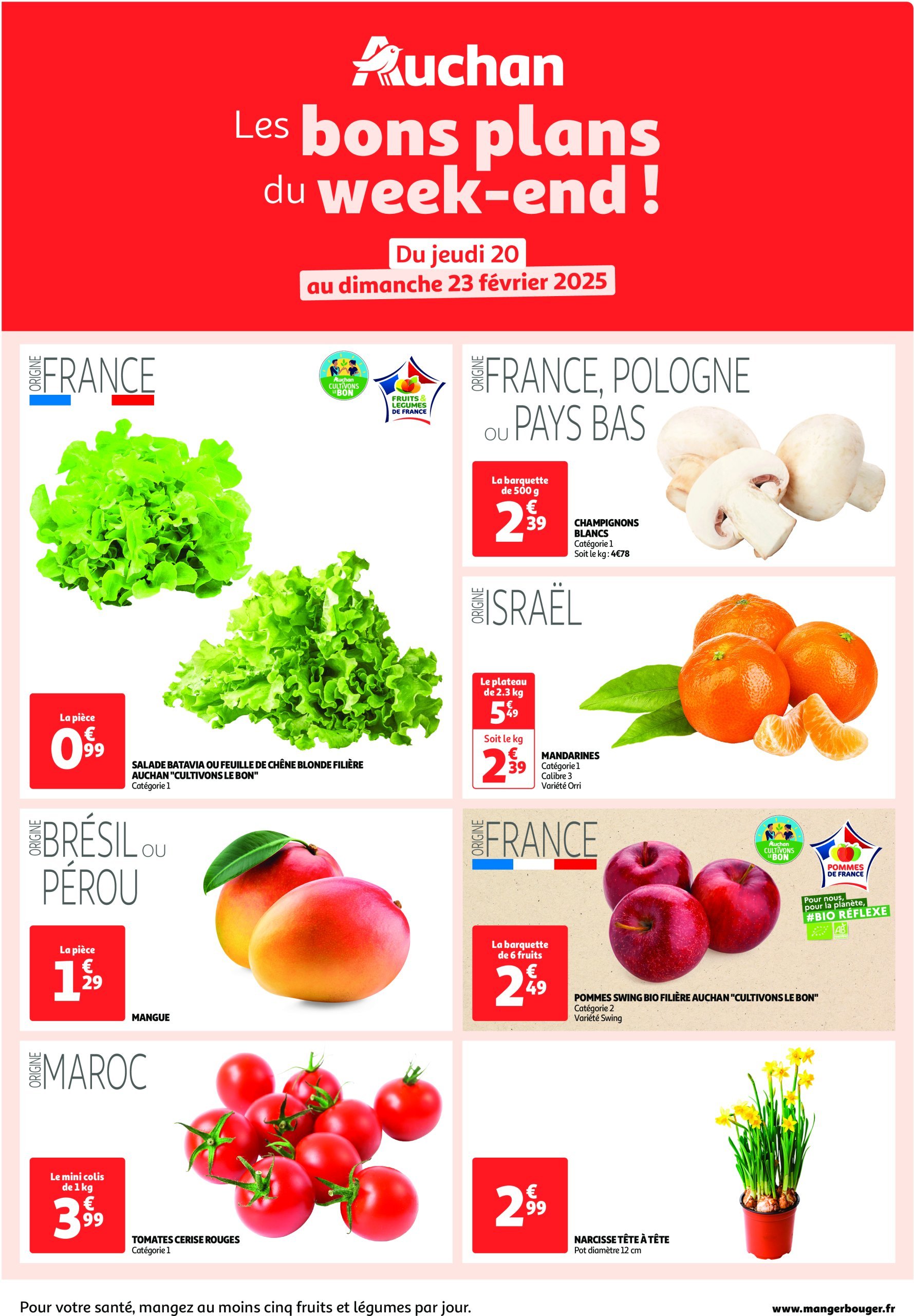 auchan - Auchan - Les bons plans du week-end dans votre hyper ! folder geldig vanaf 20/02 - 23/02