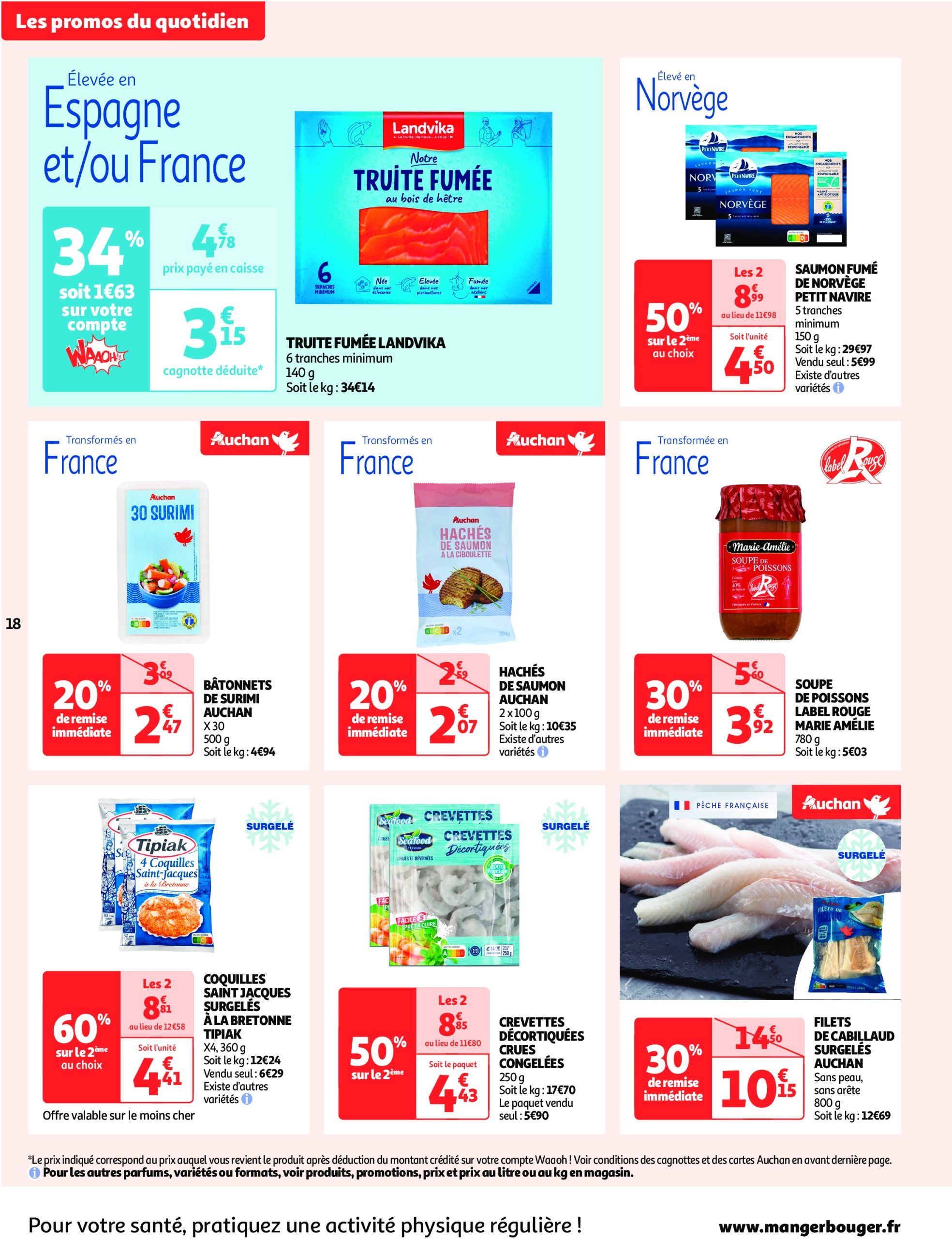 auchan - Auchan supermarché - Les gros prix on en fait des confettis dans votre super folder geldig vanaf 25/02 - 08/03 - page: 18