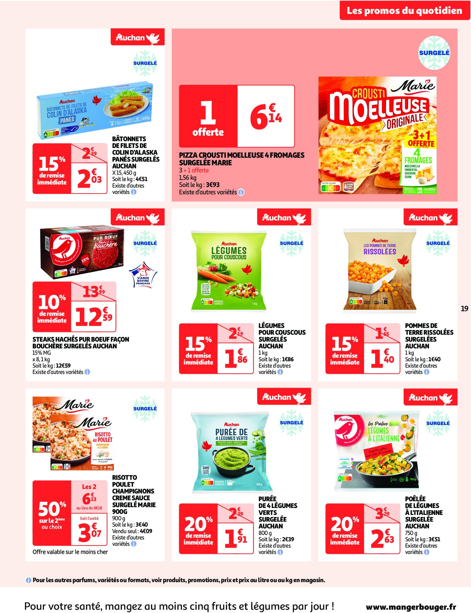 auchan - Auchan supermarché - Les gros prix on en fait des confettis dans votre super folder geldig vanaf 25/02 - 08/03 - page: 19