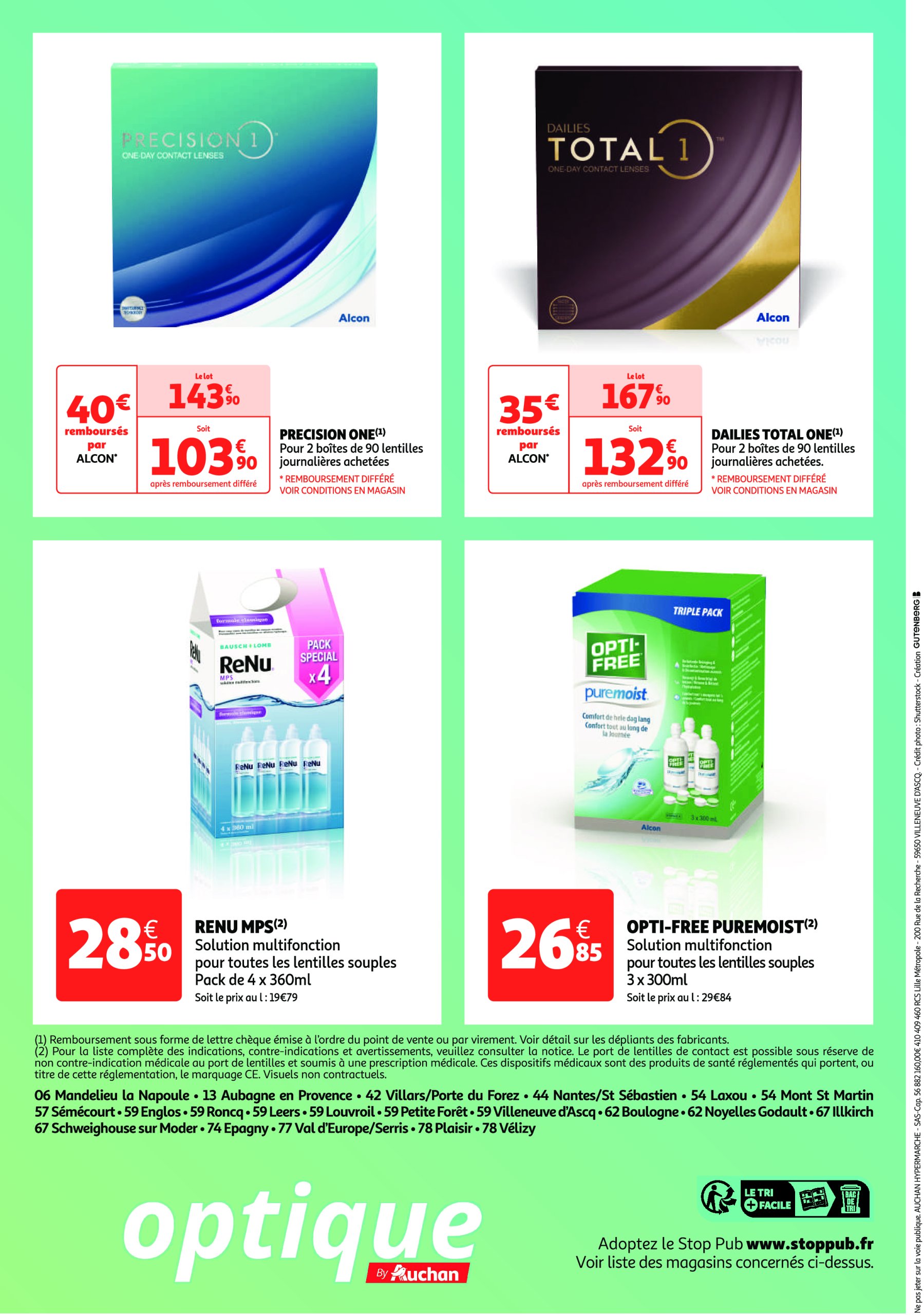 auchan - Auchan - Nos petits prix vous font de l'œil folder geldig vanaf 01/03 - 30/04 - page: 4