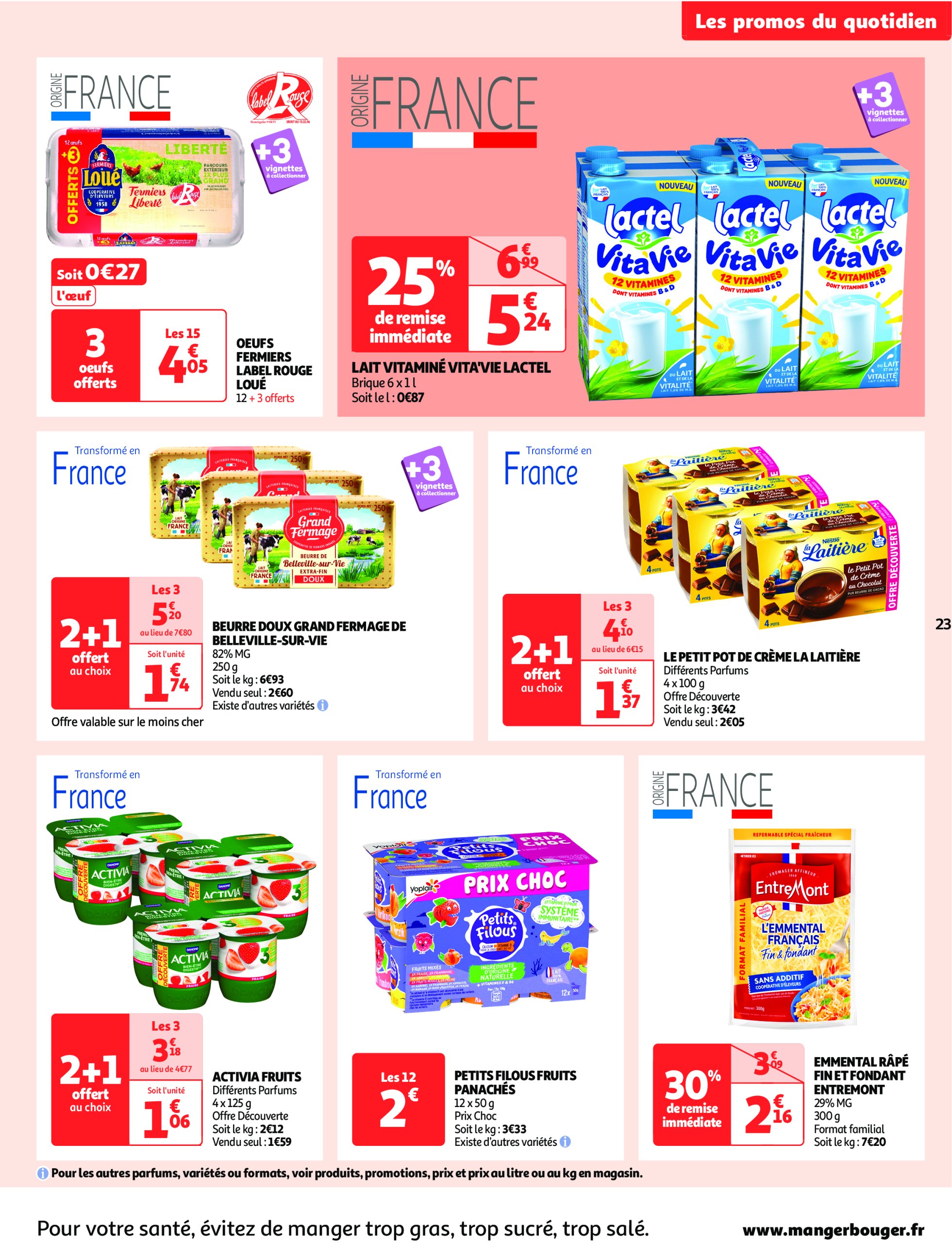 auchan - Auchan - Comme en Italie : la dolce vita pour votre budget aussi folder geldig vanaf 23/04 - 04/05 - page: 23 auchan - Auchan - Comme en Italie : la dolce vita pour votre budget aussi folder geldig vanaf 23/04 - 04/05 - page: 23