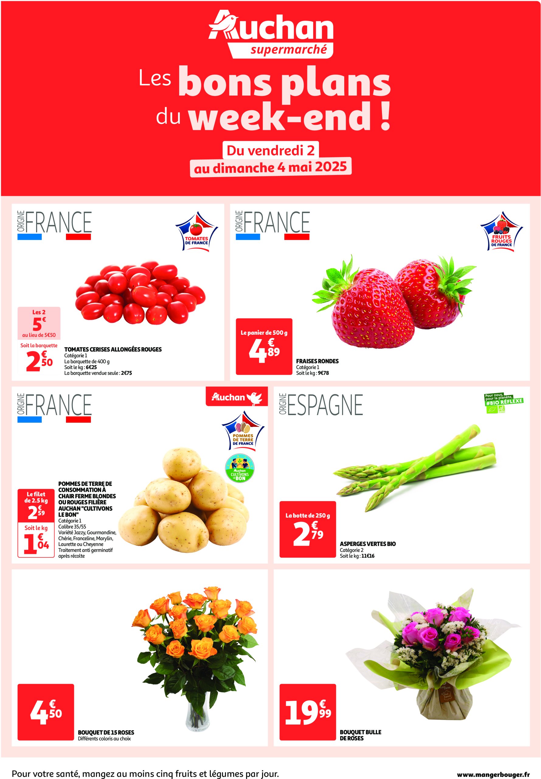 auchan - Auchan supermarché - Les bons plans du week-end dans votre super ! folder geldig vanaf 02/05 - 04/05