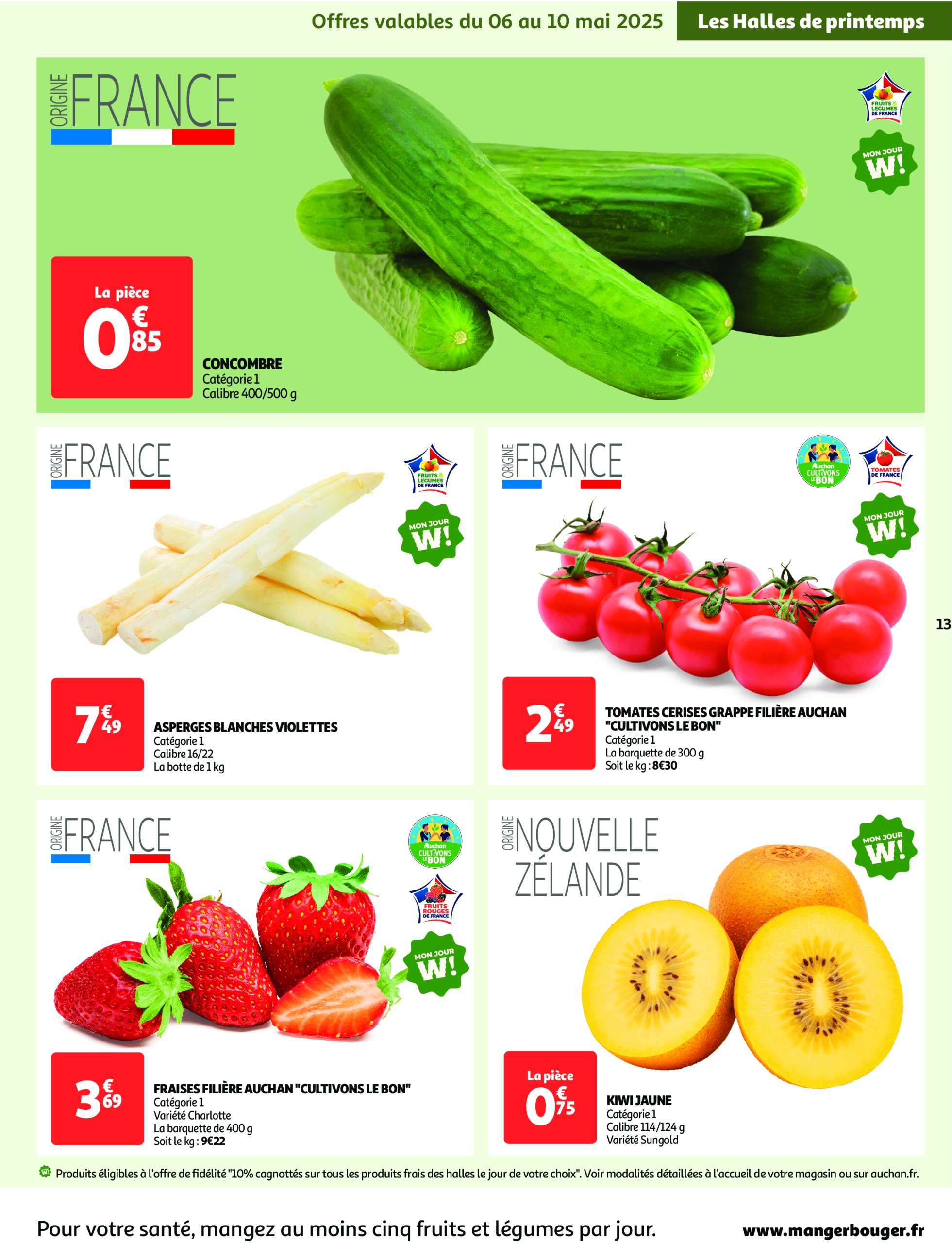 auchan - Auchan Supermarché - Les halles de printemps folder geldig vanaf 06/05 - 17/05 - page: 13