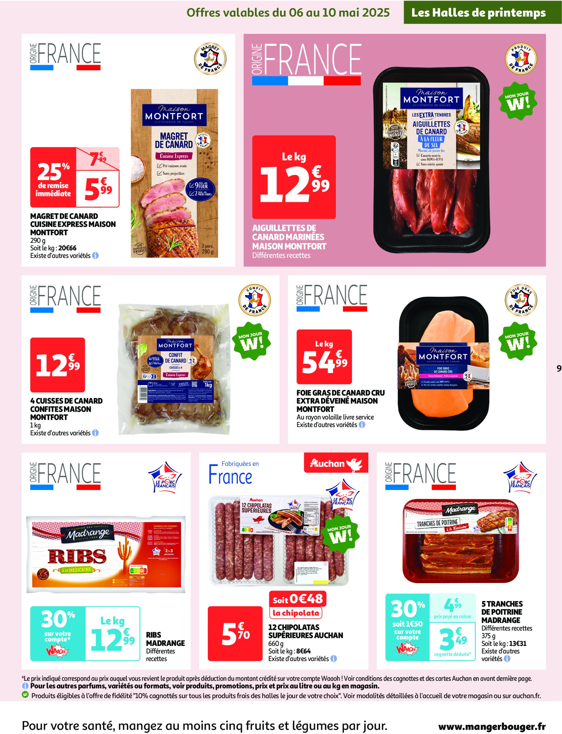 auchan - Auchan Supermarché - Les halles de printemps folder geldig vanaf 06/05 - 17/05 - page: 9