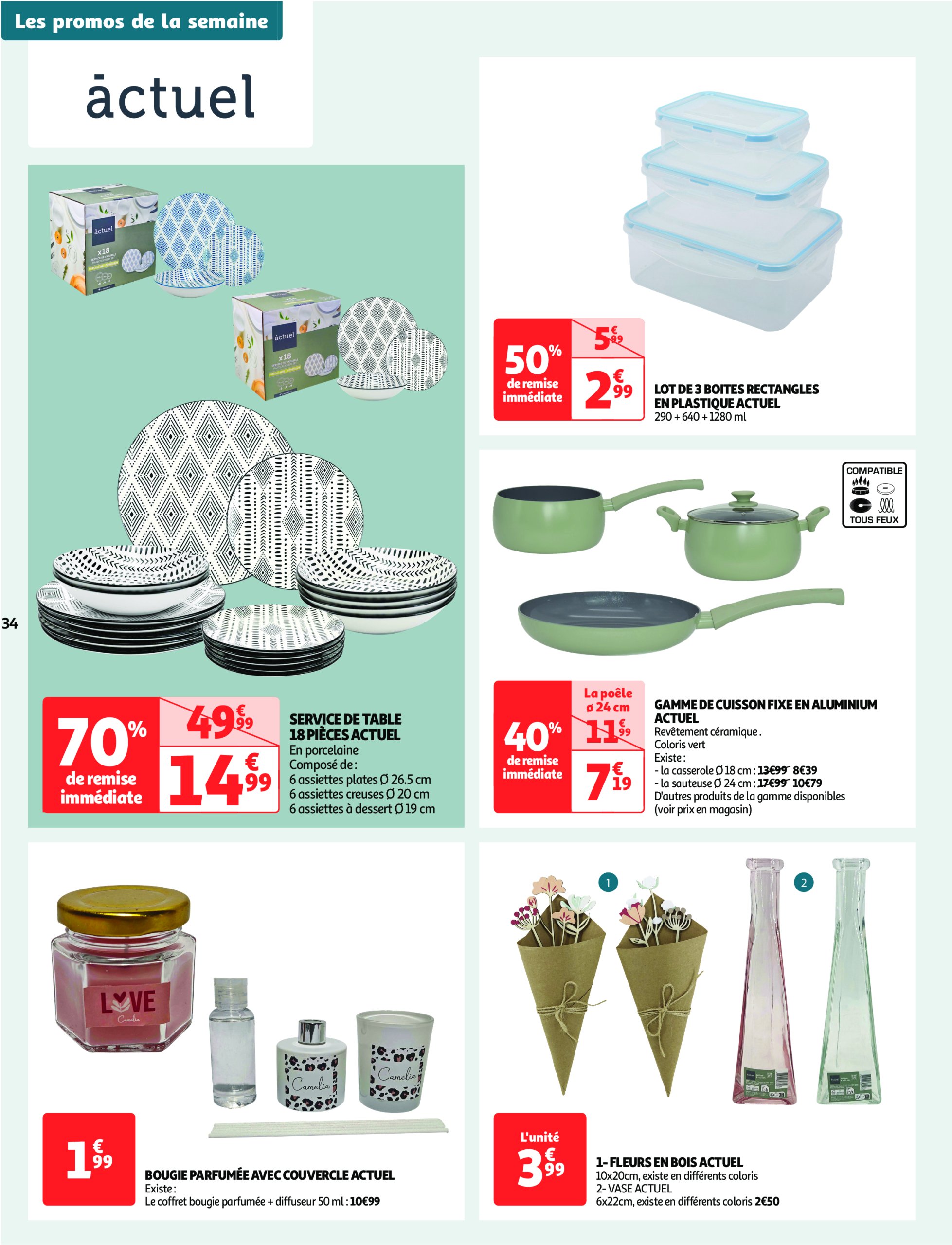 auchan - Auchan Supermarché - Les halles de printemps folder geldig vanaf 06/05 - 17/05 - page: 34