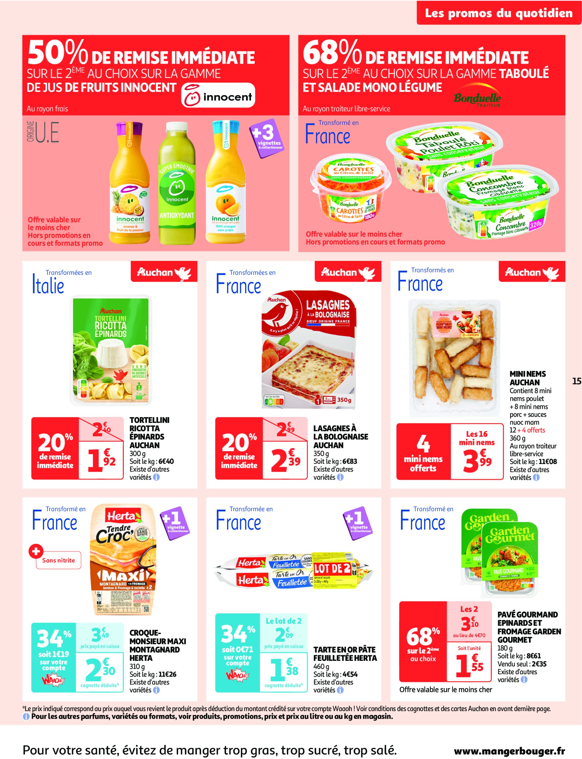 auchan - Auchan Supermarché - Les halles de printemps folder geldig vanaf 06/05 - 17/05 - page: 15