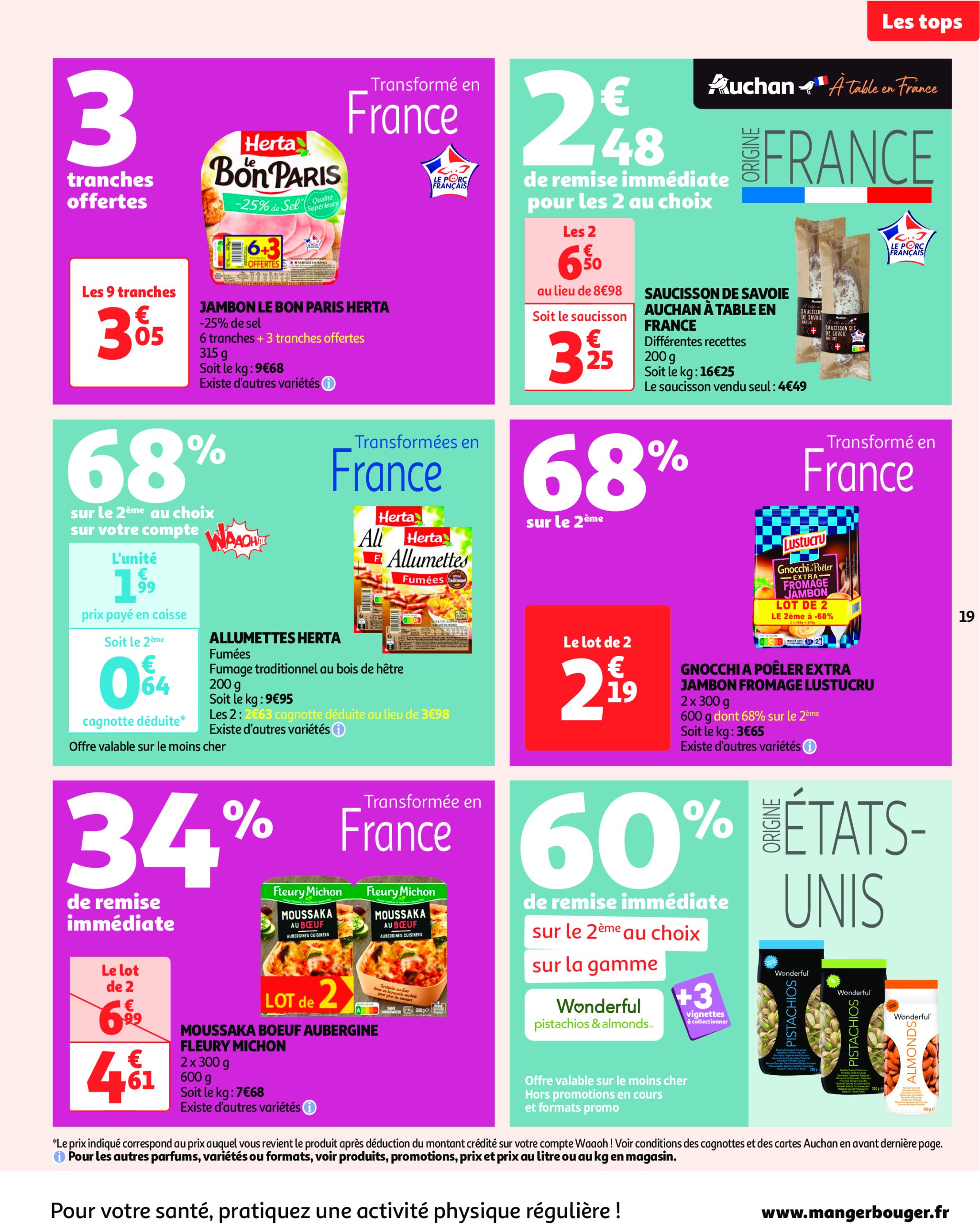 auchan - Auchan - Des prix aussi bas, c'est le top folder geldig vanaf 29/04 - 11/05 - page: 19 auchan - Auchan - Des prix aussi bas, c'est le top folder geldig vanaf 29/04 - 11/05 - page: 19