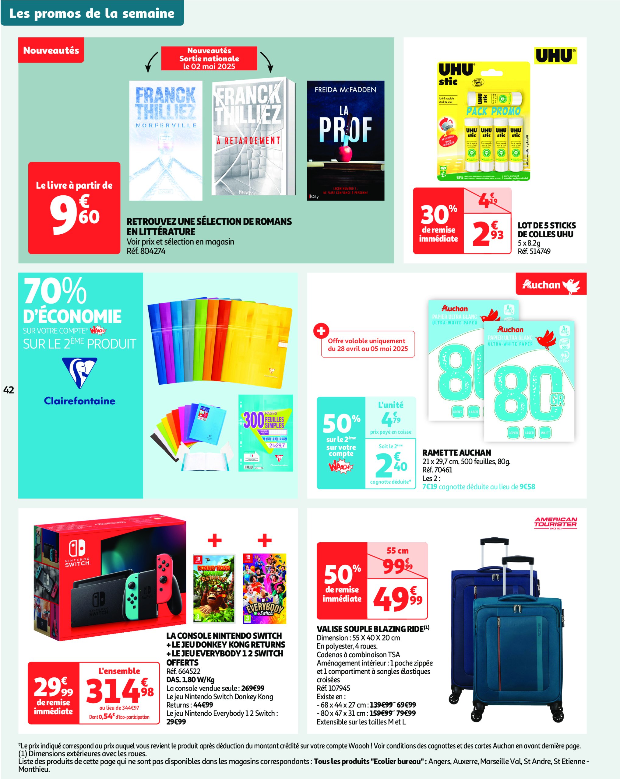 auchan - Auchan - Des prix aussi bas, c'est le top folder geldig vanaf 29/04 - 11/05 - page: 46 auchan - Auchan - Des prix aussi bas, c'est le top folder geldig vanaf 29/04 - 11/05 - page: 46