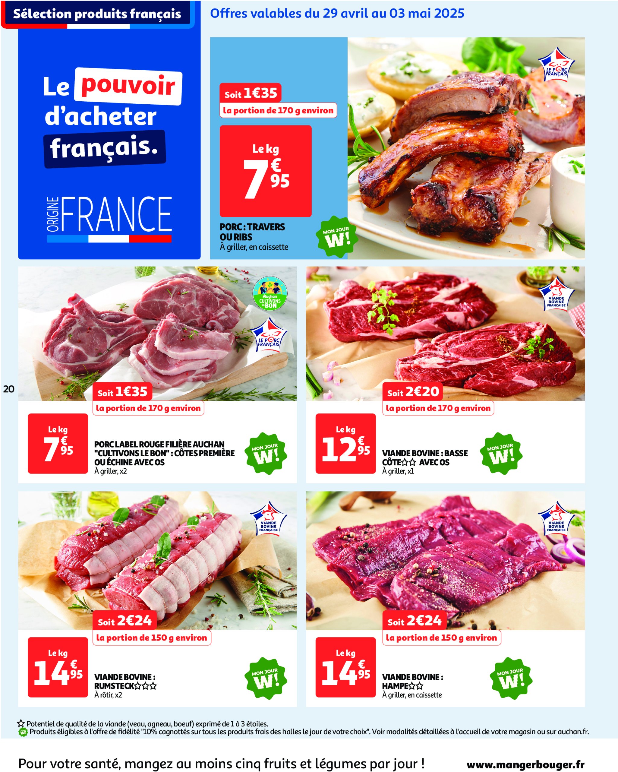 auchan - Auchan - Des prix aussi bas, c'est le top folder geldig vanaf 29/04 - 11/05 - page: 20 auchan - Auchan - Des prix aussi bas, c'est le top folder geldig vanaf 29/04 - 11/05 - page: 20