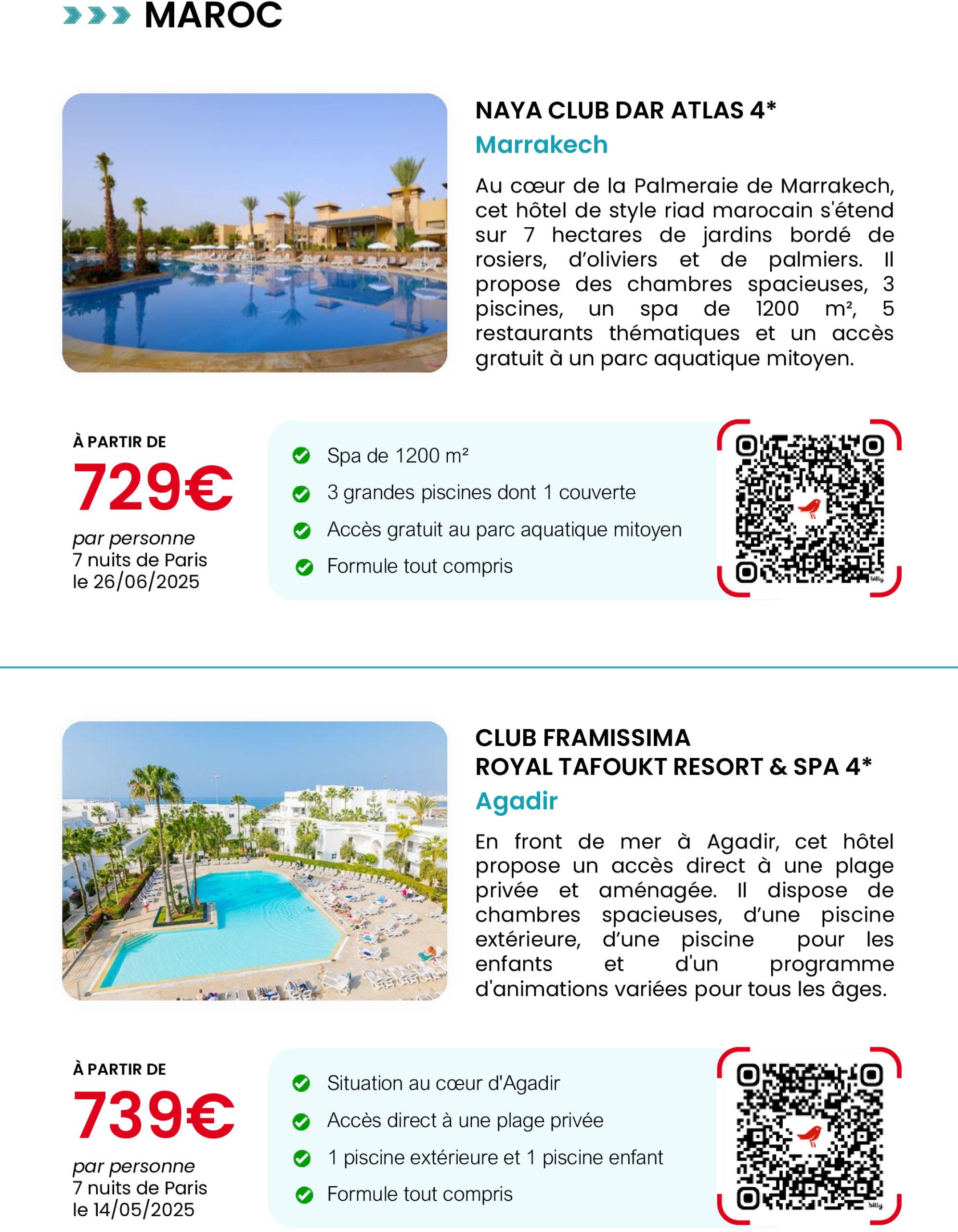 auchan - Auchan voyages - Les bons plans voyages du moment ! folder geldig vanaf 01/05 - 31/05 - page: 8