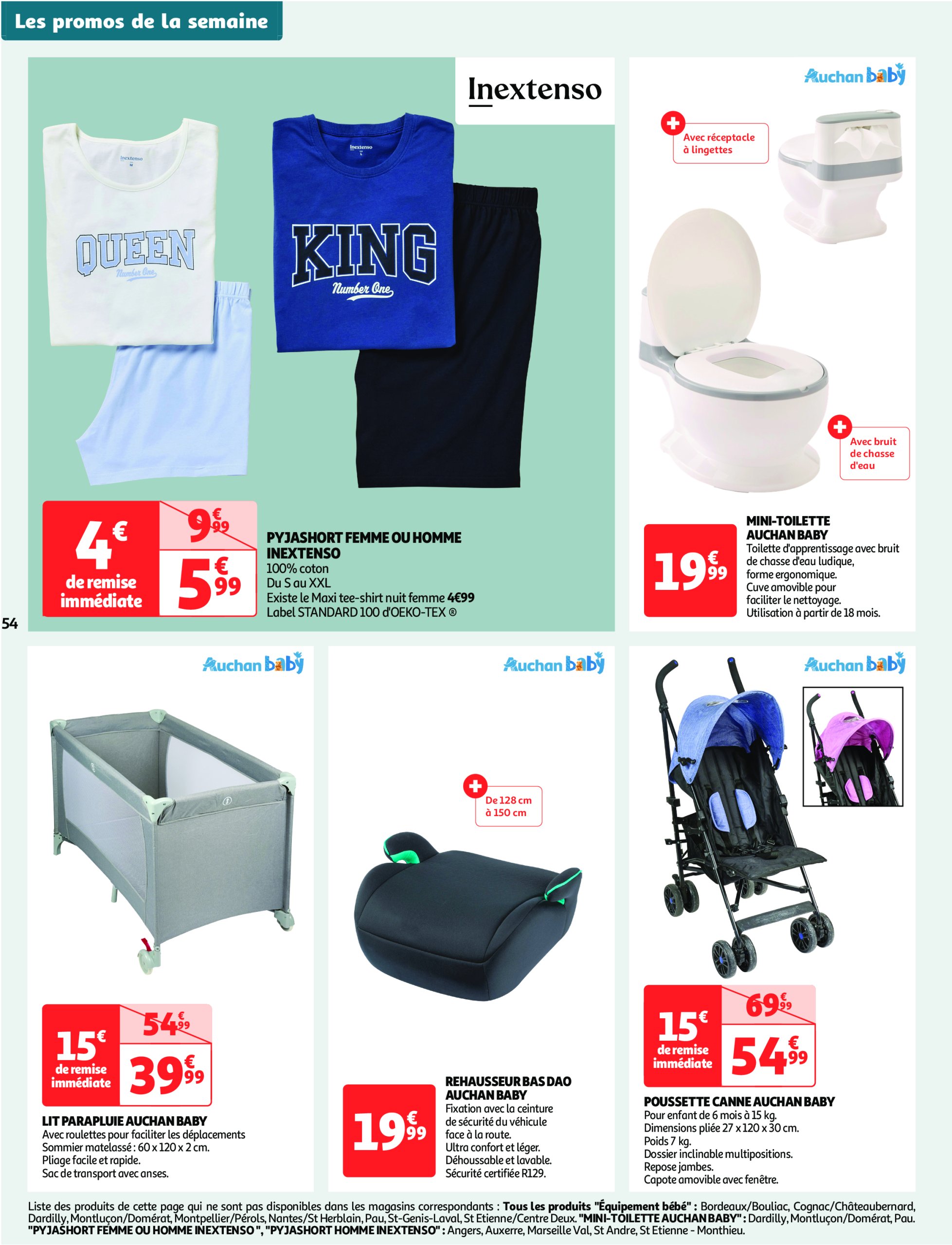 auchan - Auchan - Fête des mères folder geldig vanaf 20/05 - 01/06 - page: 54 auchan - Auchan - Fête des mères folder geldig vanaf 20/05 - 01/06 - page: 54