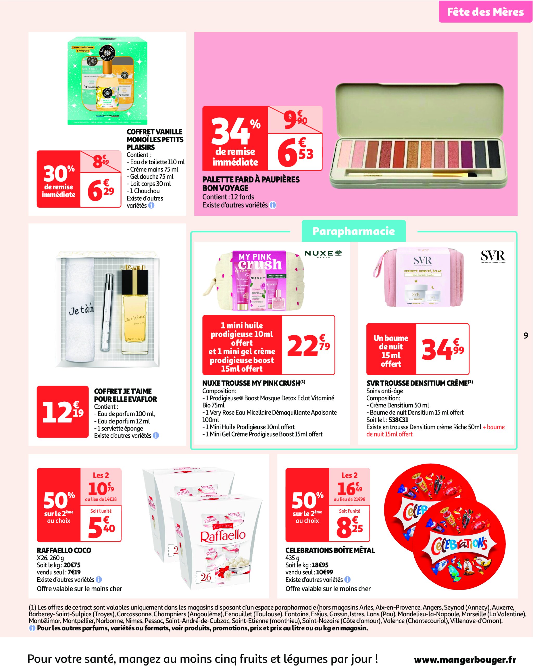 auchan - Auchan - Fête des mères : offrez-lui tout un bouquet folder geldig vanaf 13/05 - 25/05 - page: 9 auchan - Auchan - Fête des mères : offrez-lui tout un bouquet folder geldig vanaf 13/05 - 25/05 - page: 9