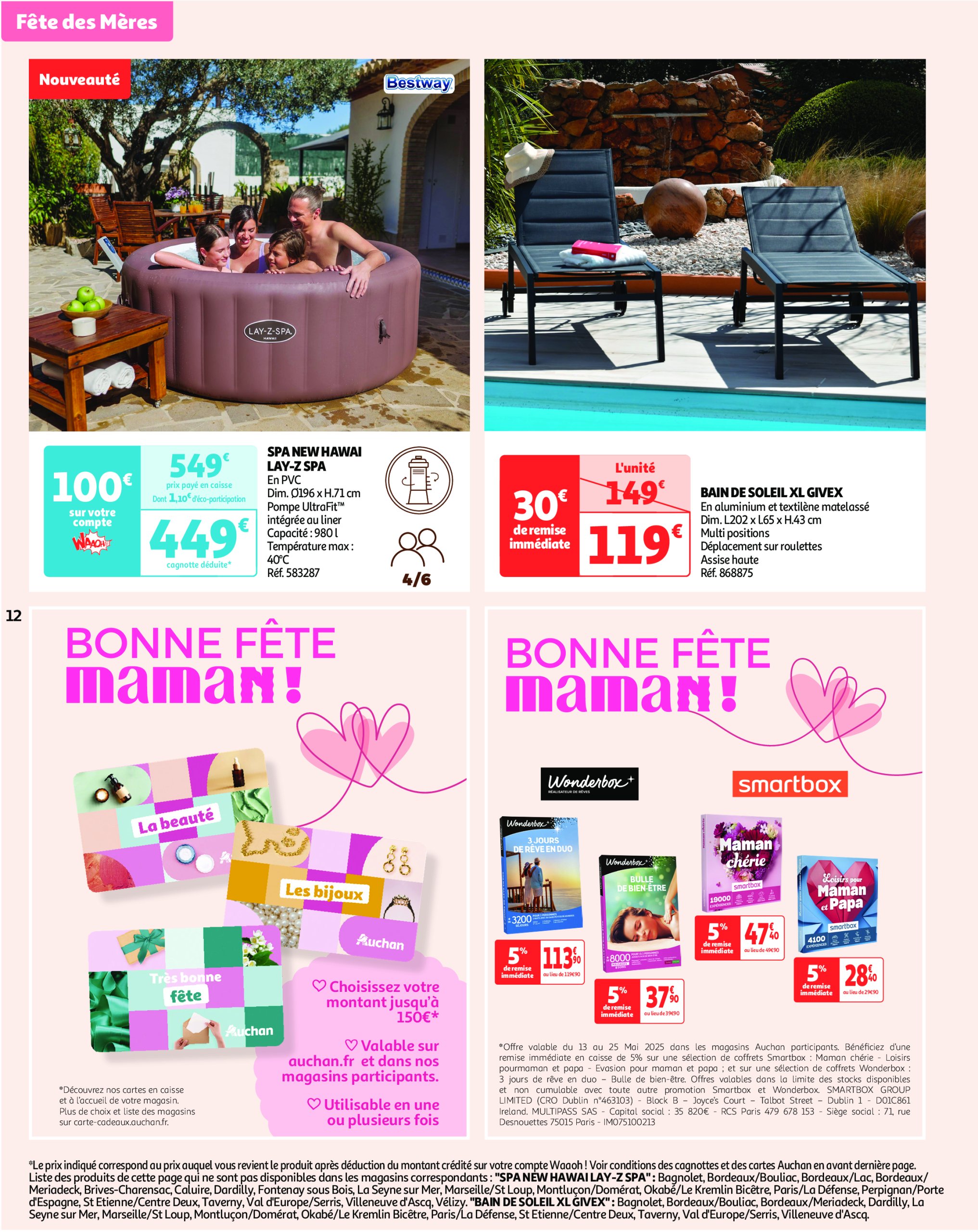 auchan - Auchan - Fête des mères : offrez-lui tout un bouquet folder geldig vanaf 13/05 - 25/05 - page: 13 auchan - Auchan - Fête des mères : offrez-lui tout un bouquet folder geldig vanaf 13/05 - 25/05 - page: 13