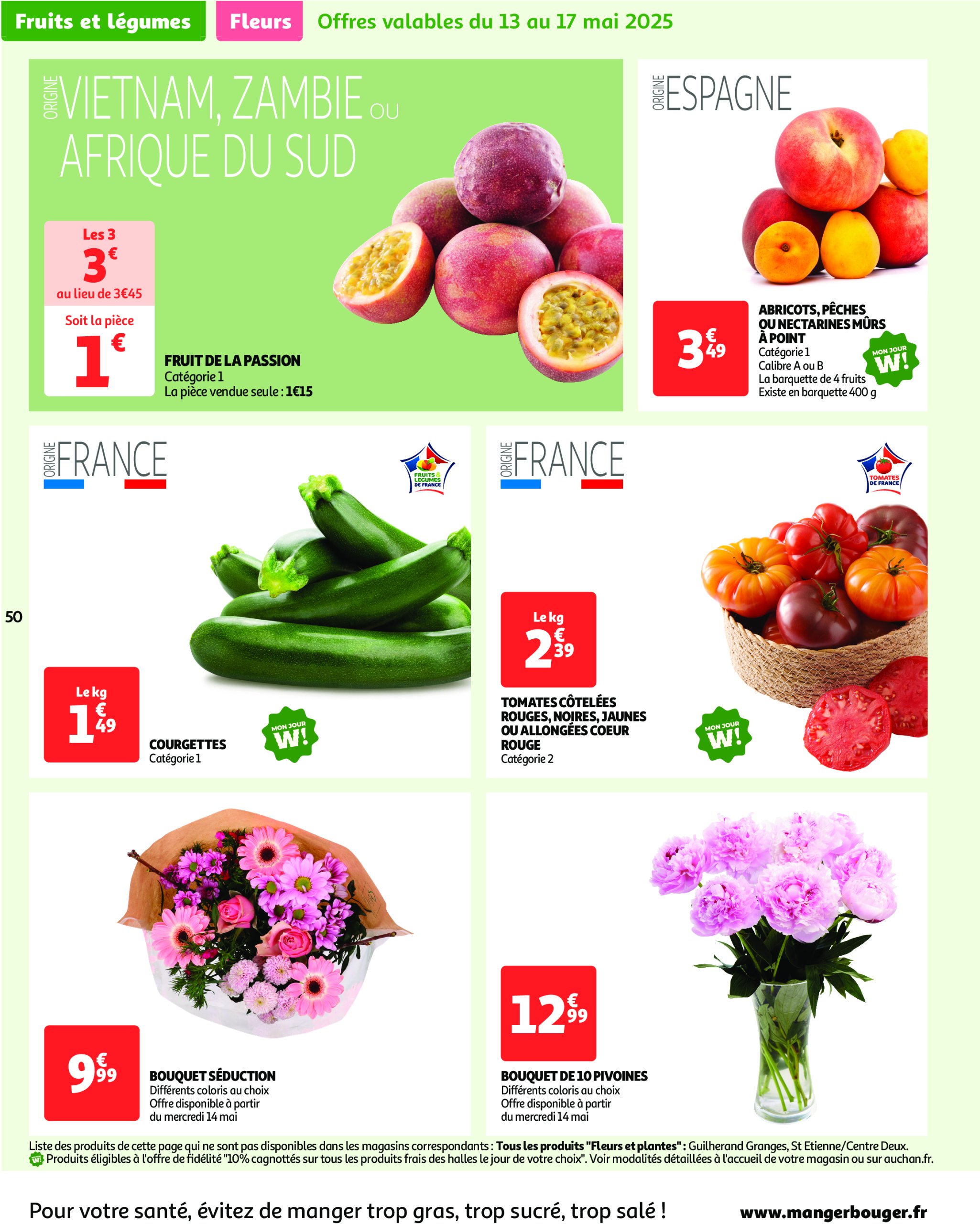 auchan - Auchan - Fête des mères : offrez-lui tout un bouquet folder geldig vanaf 13/05 - 25/05 - page: 52 auchan - Auchan - Fête des mères : offrez-lui tout un bouquet folder geldig vanaf 13/05 - 25/05 - page: 52