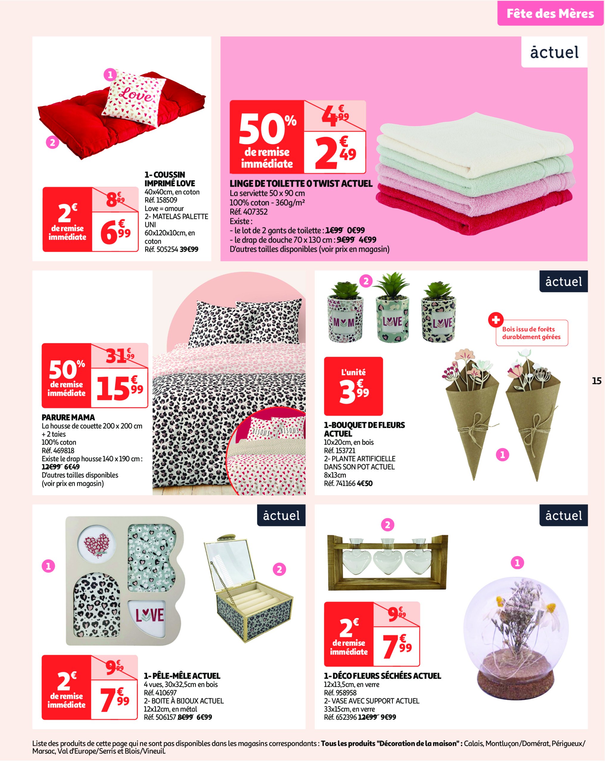auchan - Auchan - Fête des mères : offrez-lui tout un bouquet folder geldig vanaf 13/05 - 25/05 - page: 16 auchan - Auchan - Fête des mères : offrez-lui tout un bouquet folder geldig vanaf 13/05 - 25/05 - page: 16