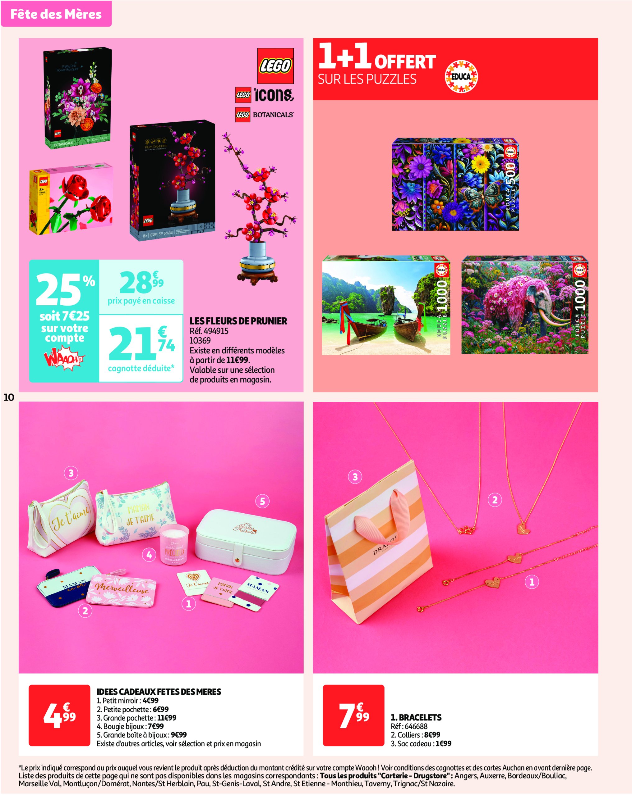 auchan - Auchan - Fête des mères : offrez-lui tout un bouquet folder geldig vanaf 13/05 - 25/05 - page: 10 auchan - Auchan - Fête des mères : offrez-lui tout un bouquet folder geldig vanaf 13/05 - 25/05 - page: 10