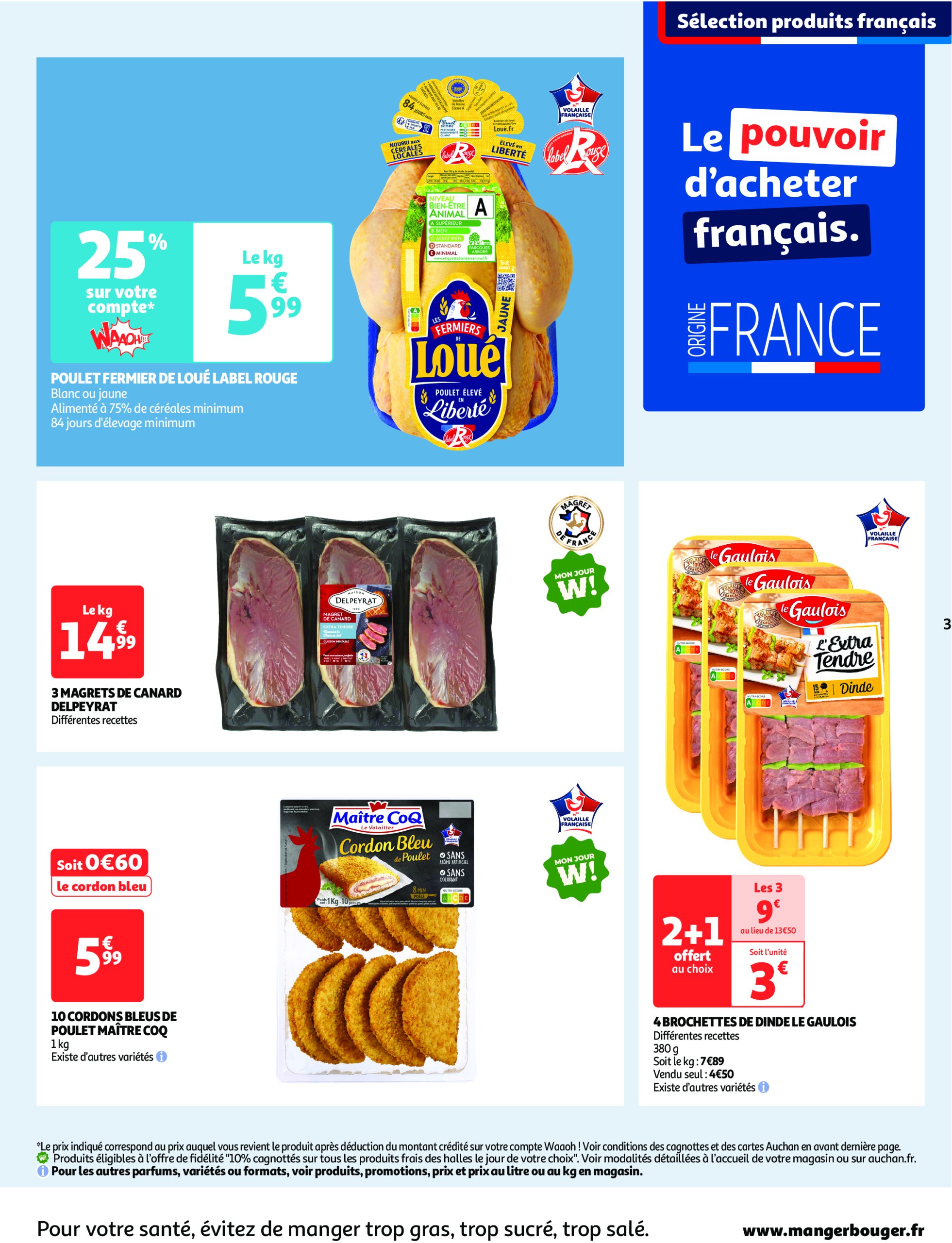 auchan - Auchan Supermarché - Les prix bas qui font du bien au quotidien folder geldig vanaf 27/05 - 31/05 - page: 3