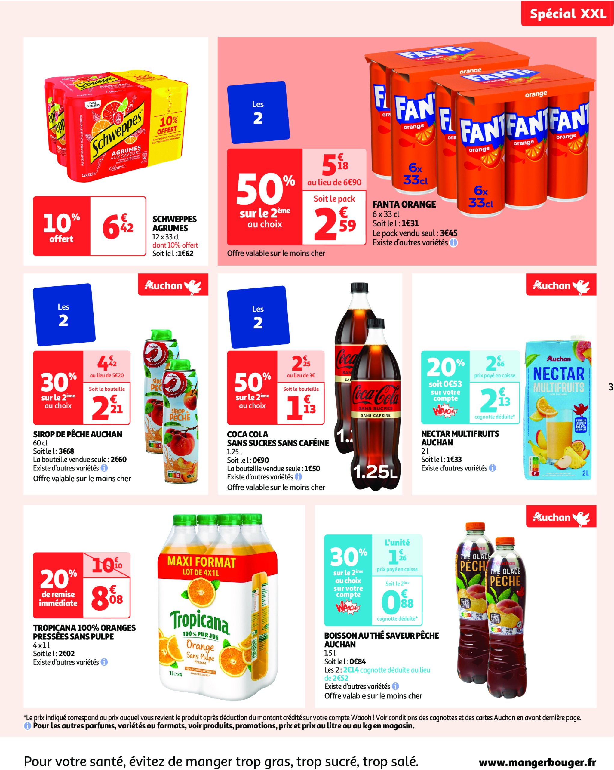 auchan - Auchan - XXL : En gros, vous êtes toujours gagnant folder geldig vanaf 27/05 - 09/06 - page: 3 auchan - Auchan - XXL : En gros, vous êtes toujours gagnant folder geldig vanaf 27/05 - 09/06 - page: 3