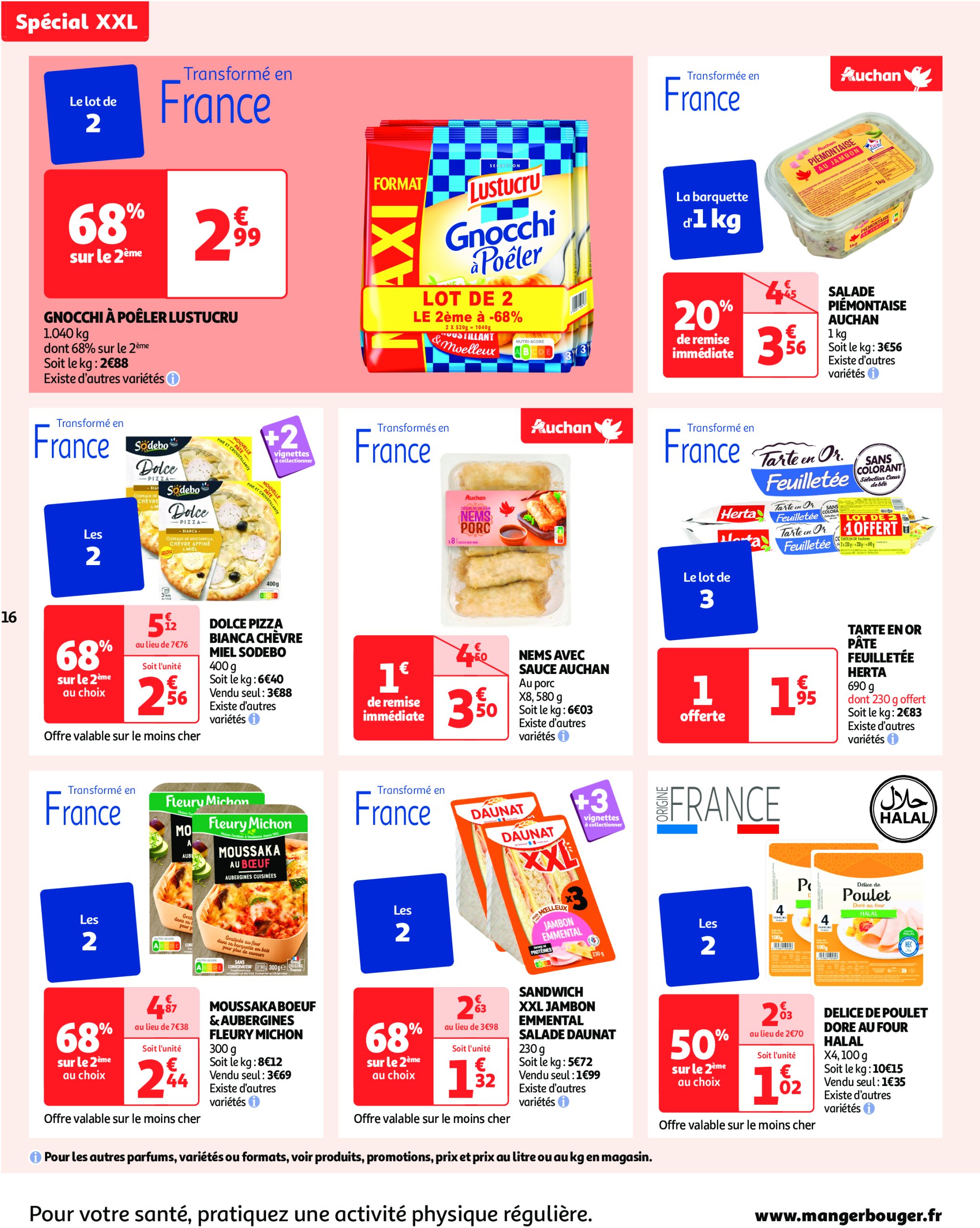 auchan - Auchan - XXL : En gros, vous êtes toujours gagnant folder geldig vanaf 27/05 - 09/06 - page: 16 auchan - Auchan - XXL : En gros, vous êtes toujours gagnant folder geldig vanaf 27/05 - 09/06 - page: 16