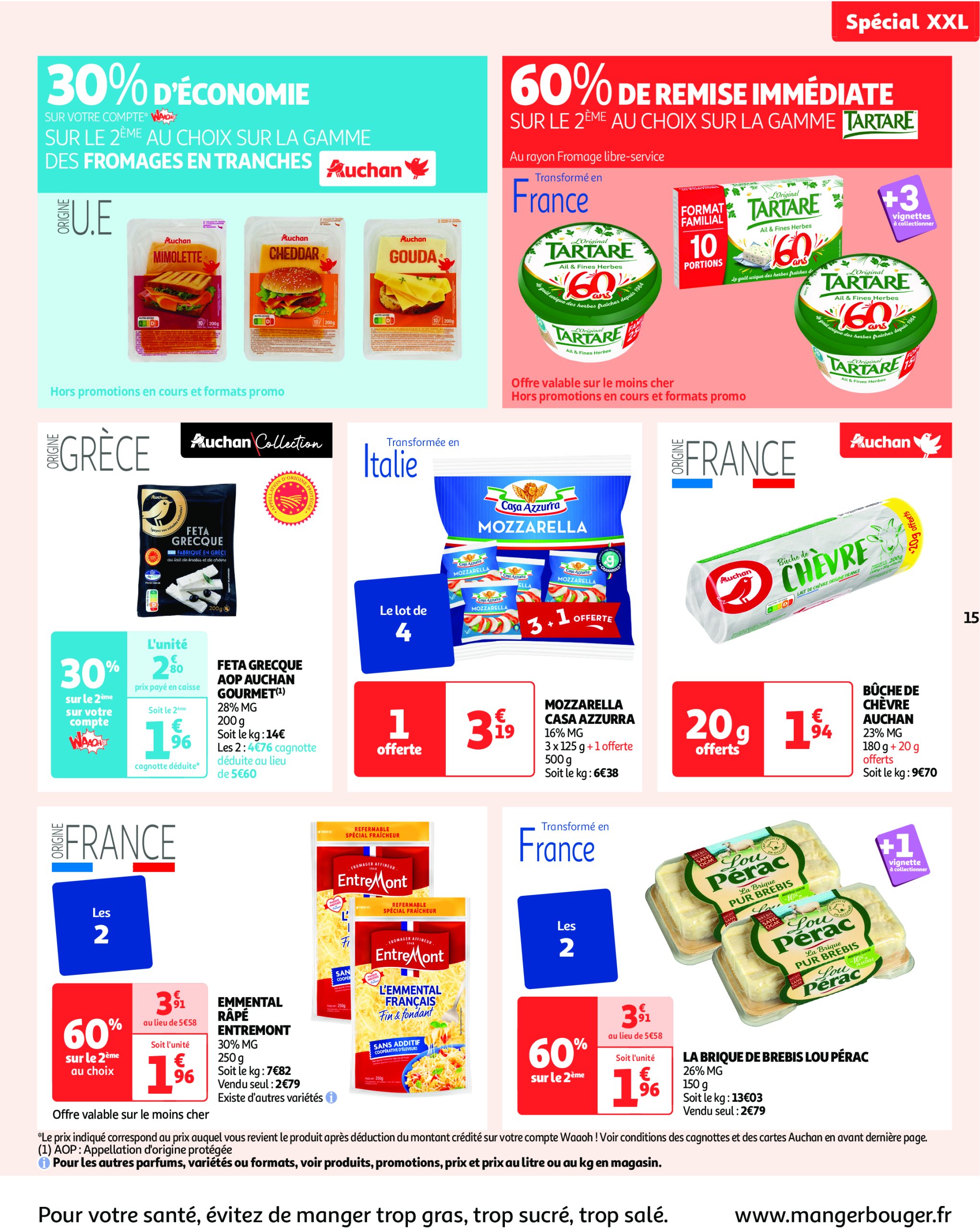 auchan - Auchan - XXL : En gros, vous êtes toujours gagnant folder geldig vanaf 27/05 - 09/06 - page: 15 auchan - Auchan - XXL : En gros, vous êtes toujours gagnant folder geldig vanaf 27/05 - 09/06 - page: 15