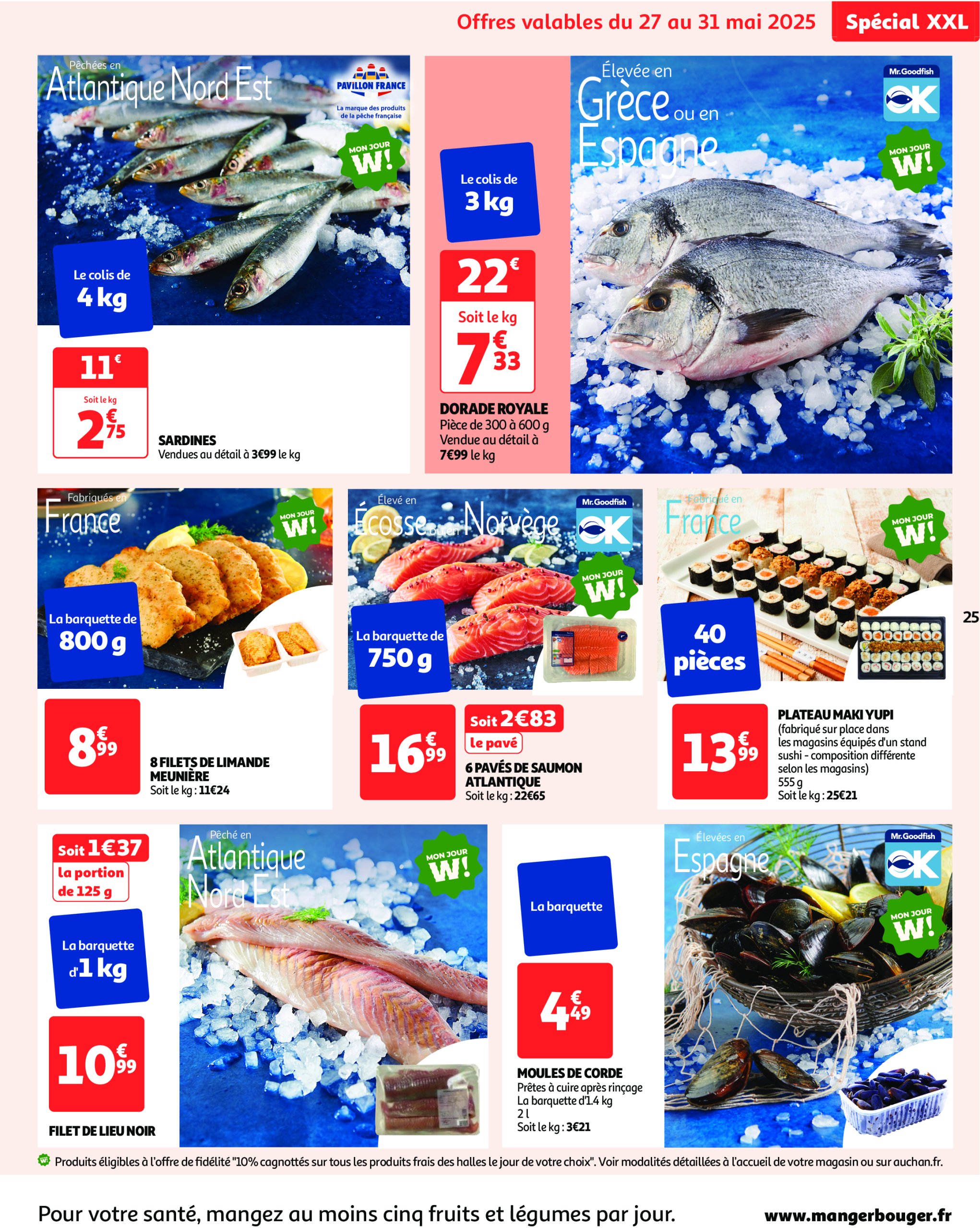 auchan - Auchan - XXL : En gros, vous êtes toujours gagnant folder geldig vanaf 27/05 - 09/06 - page: 25 auchan - Auchan - XXL : En gros, vous êtes toujours gagnant folder geldig vanaf 27/05 - 09/06 - page: 25