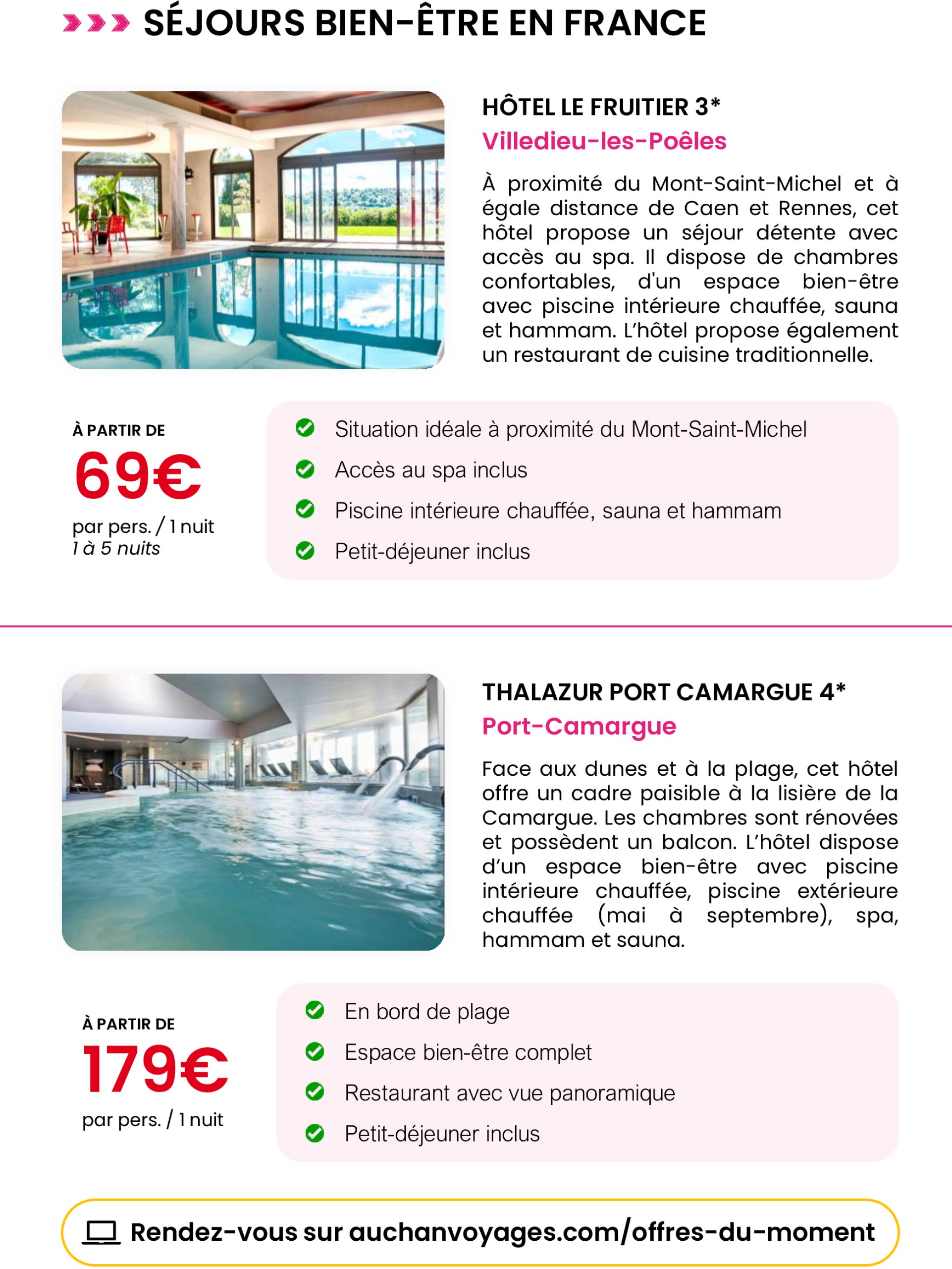 auchan - Auchan voyages : spécial fête des mères folder geldig vanaf 16/05 - 03/06 - page: 2