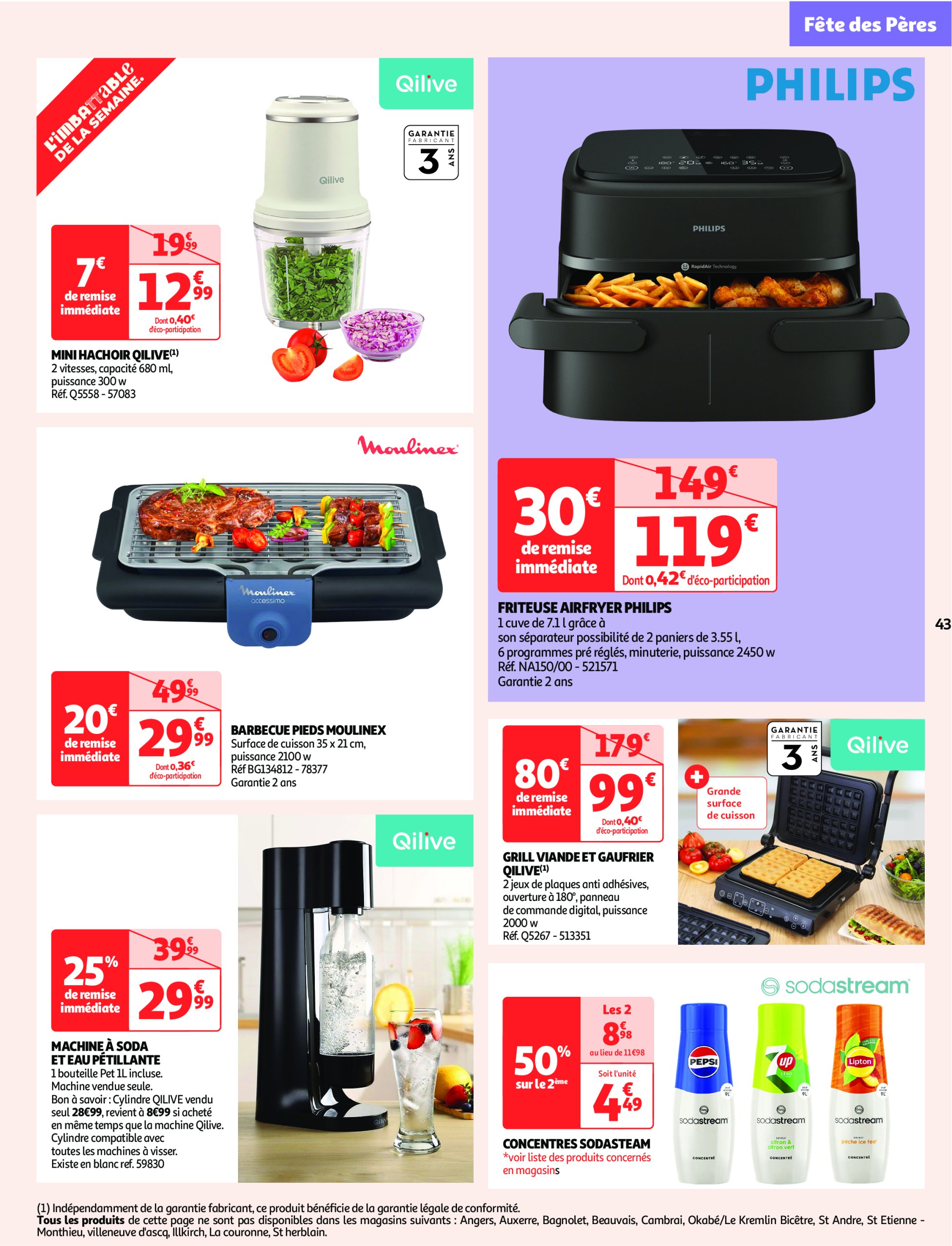 auchan - Auchan - Des prix qui ne poussent pas le bouchon folder geldig vanaf 03/06 - 15/06 - page: 43 auchan - Auchan - Des prix qui ne poussent pas le bouchon folder geldig vanaf 03/06 - 15/06 - page: 43