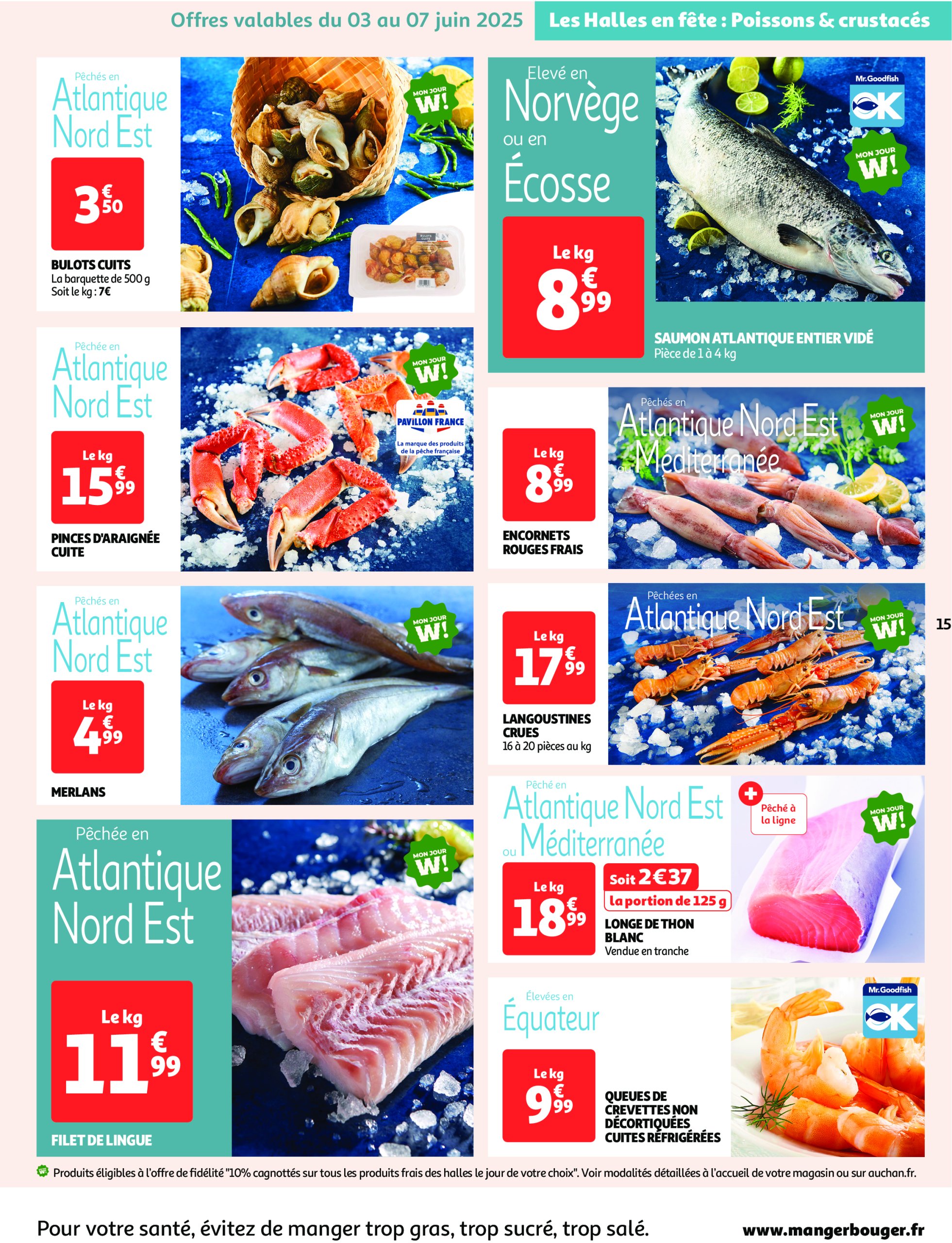 auchan - Auchan - Des prix qui ne poussent pas le bouchon folder geldig vanaf 03/06 - 15/06 - page: 15 auchan - Auchan - Des prix qui ne poussent pas le bouchon folder geldig vanaf 03/06 - 15/06 - page: 15
