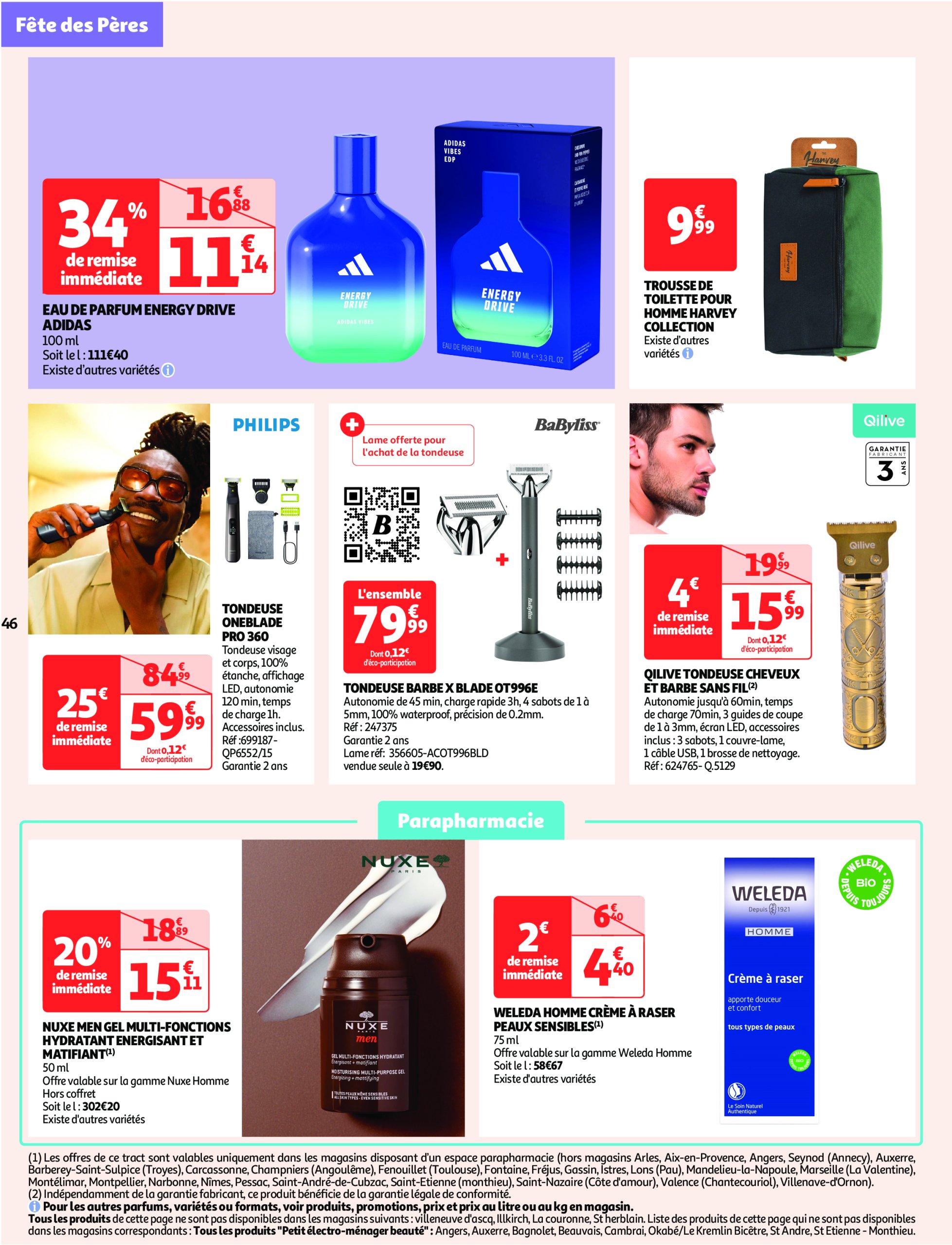 auchan - Auchan - Des prix qui ne poussent pas le bouchon folder geldig vanaf 03/06 - 15/06 - page: 46 auchan - Auchan - Des prix qui ne poussent pas le bouchon folder geldig vanaf 03/06 - 15/06 - page: 46