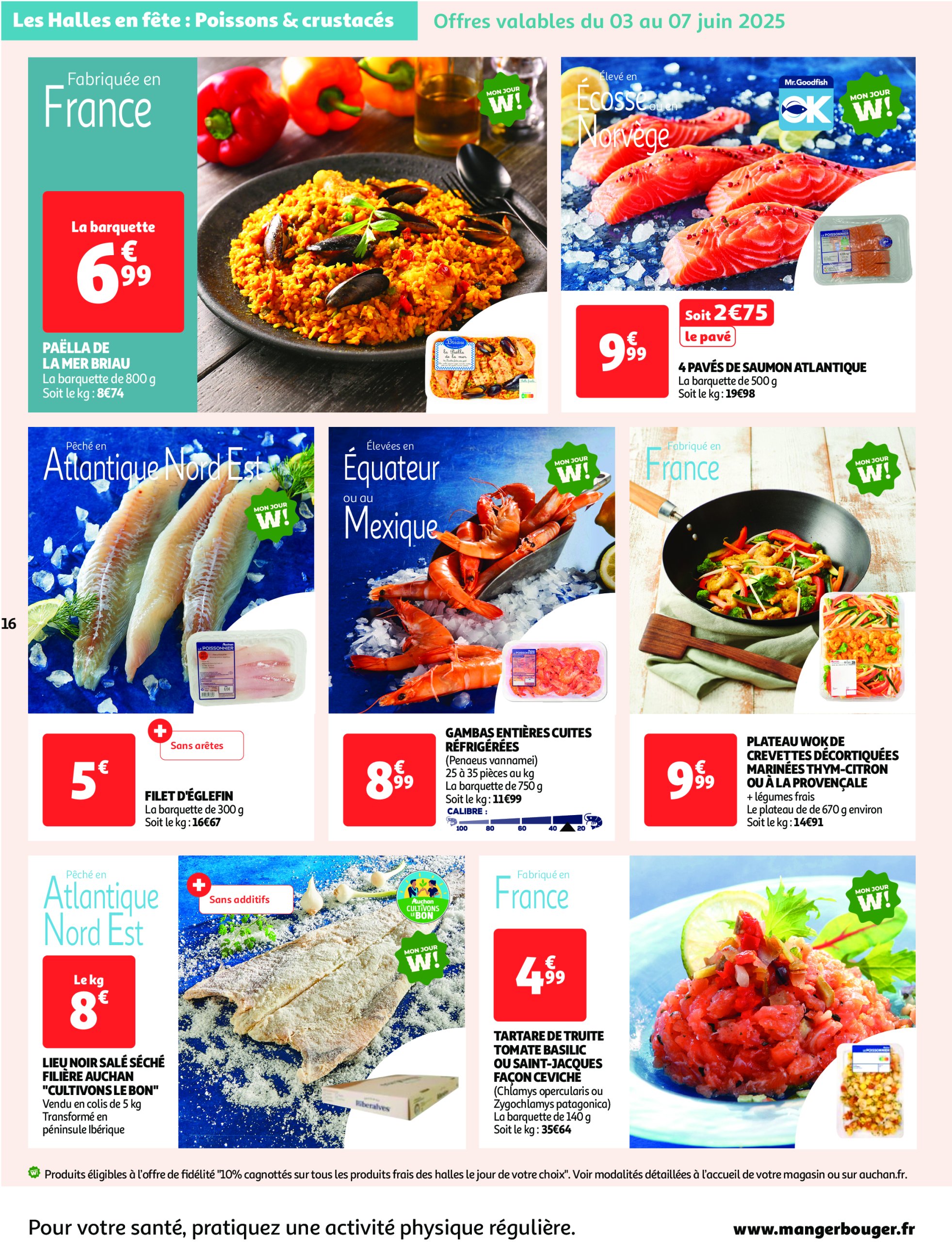 auchan - Auchan - Des prix qui ne poussent pas le bouchon folder geldig vanaf 03/06 - 15/06 - page: 16 auchan - Auchan - Des prix qui ne poussent pas le bouchon folder geldig vanaf 03/06 - 15/06 - page: 16