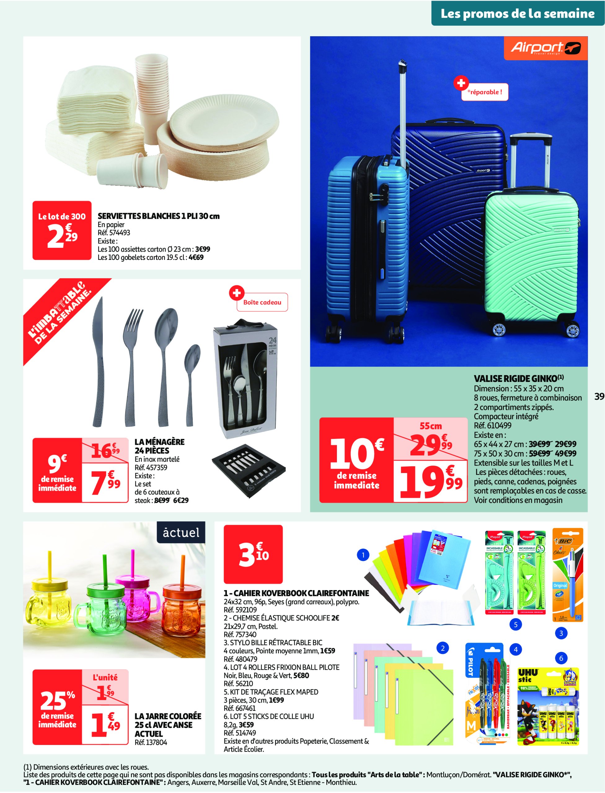 auchan - Auchan - Des prix qui ne poussent pas le bouchon folder geldig vanaf 03/06 - 15/06 - page: 39 auchan - Auchan - Des prix qui ne poussent pas le bouchon folder geldig vanaf 03/06 - 15/06 - page: 39