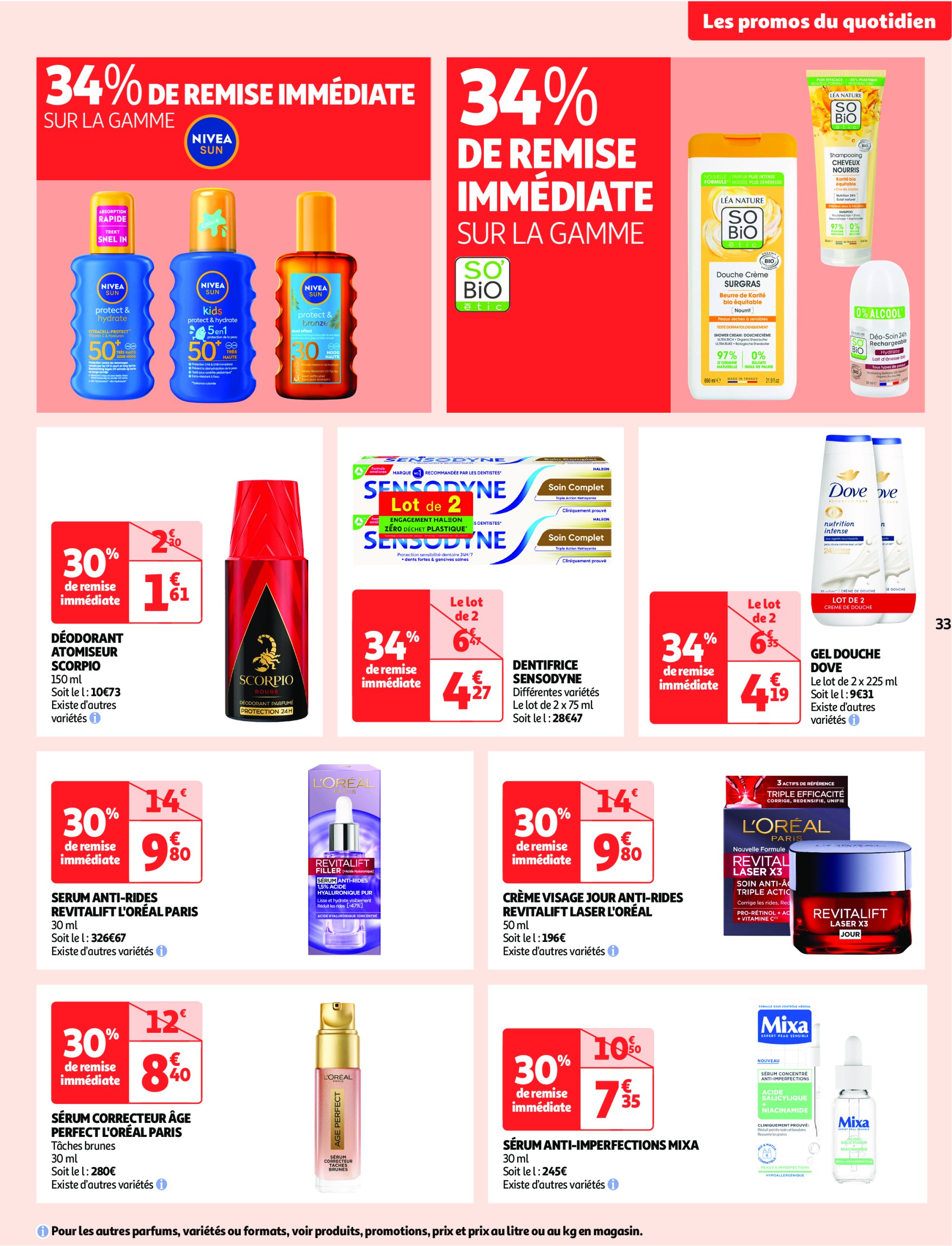 auchan - Auchan - Des prix qui ne poussent pas le bouchon folder geldig vanaf 03/06 - 15/06 - page: 33 auchan - Auchan - Des prix qui ne poussent pas le bouchon folder geldig vanaf 03/06 - 15/06 - page: 33