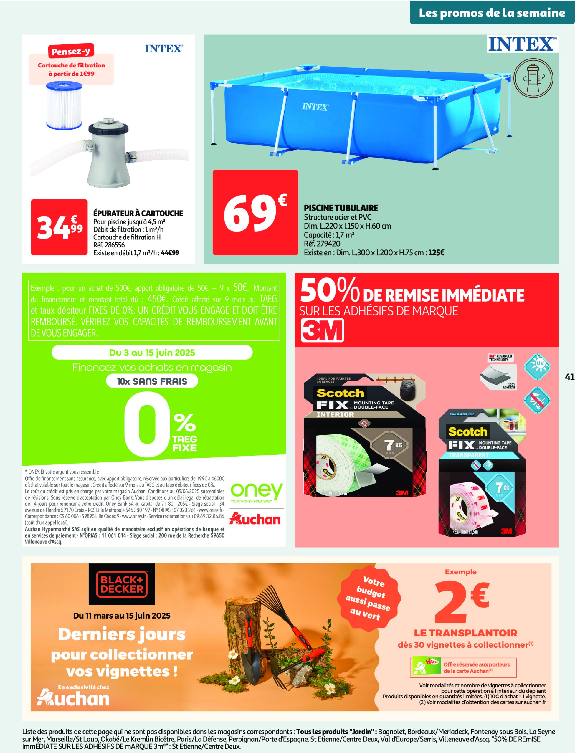 auchan - Auchan - Des prix qui ne poussent pas le bouchon folder geldig vanaf 03/06 - 15/06 - page: 41 auchan - Auchan - Des prix qui ne poussent pas le bouchon folder geldig vanaf 03/06 - 15/06 - page: 41
